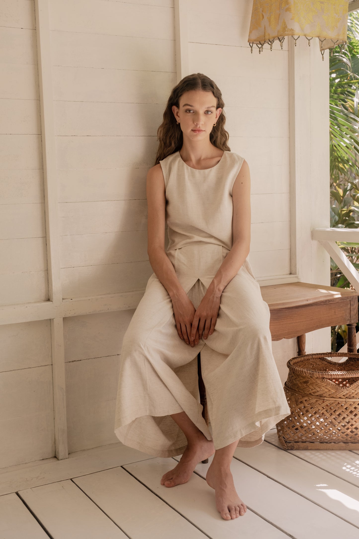 Linen Flare Culottes