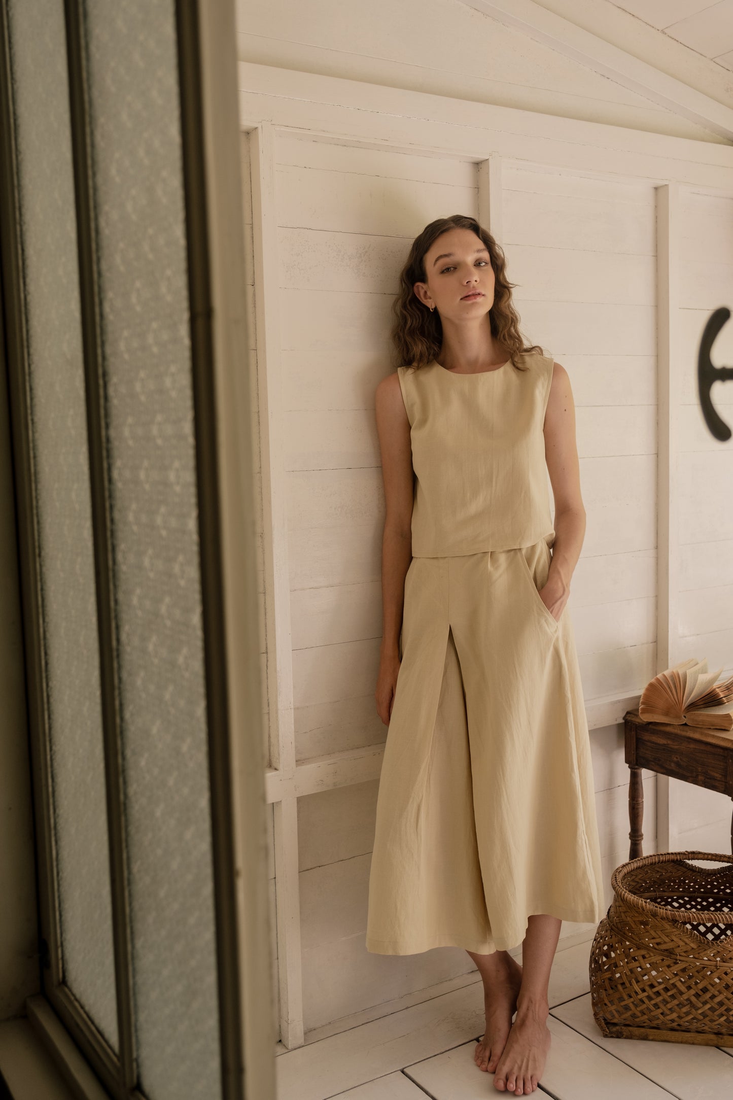 Linen Flare Culottes
