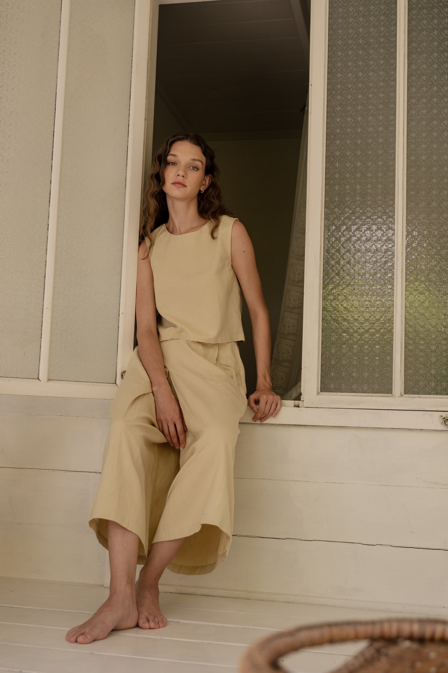 Linen Flare Culottes