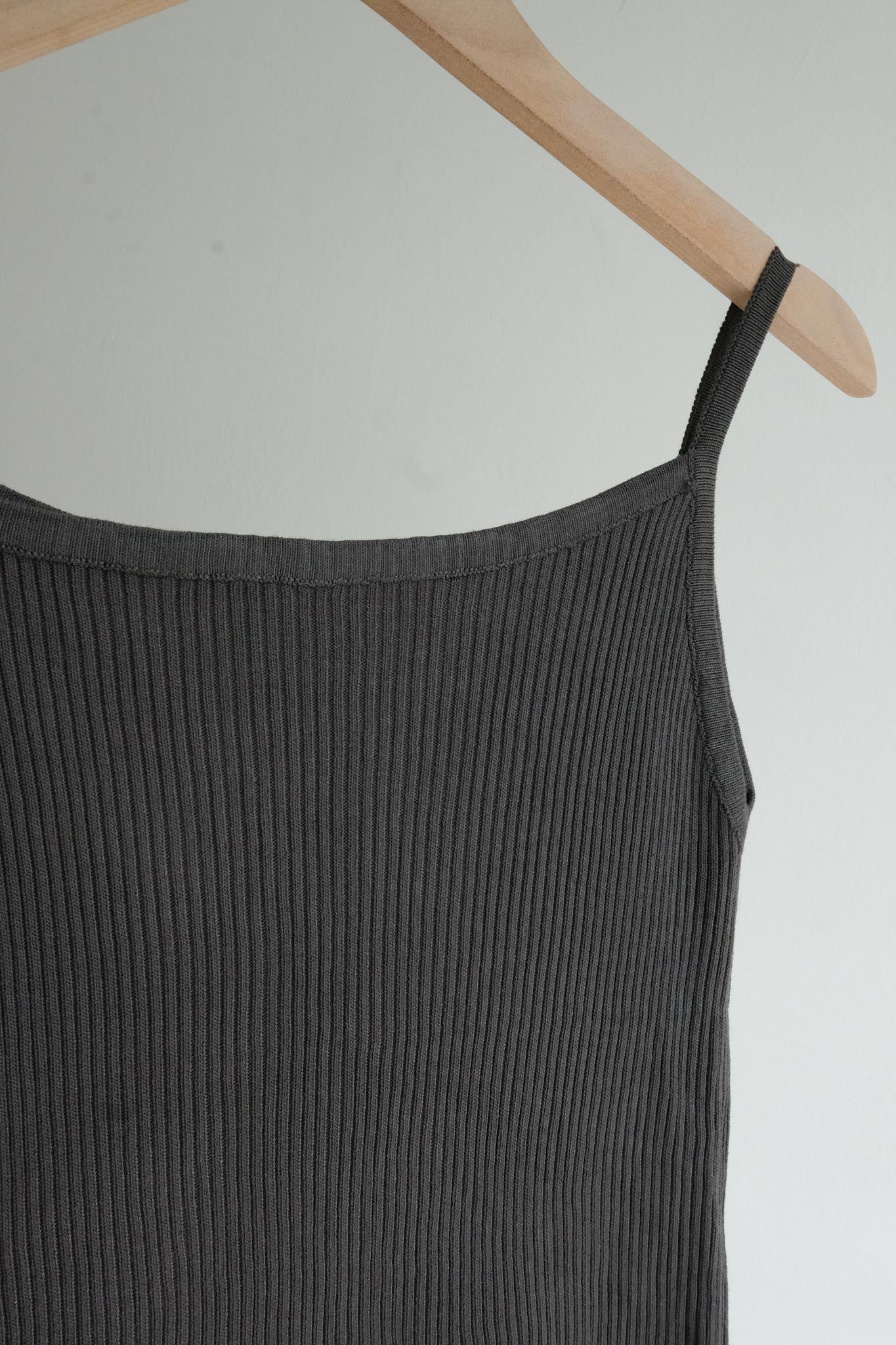 Ribbed Camisole Knit Top