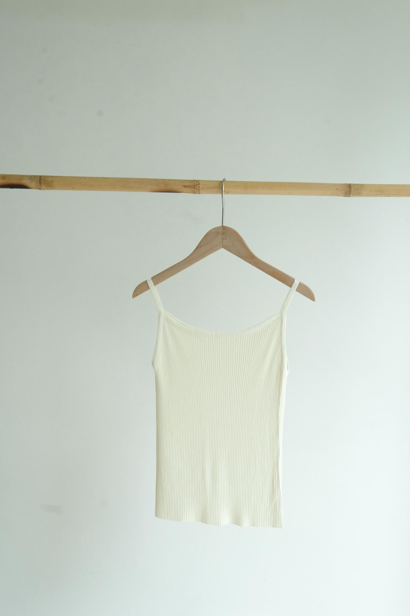 Ribbed Camisole Knit Top