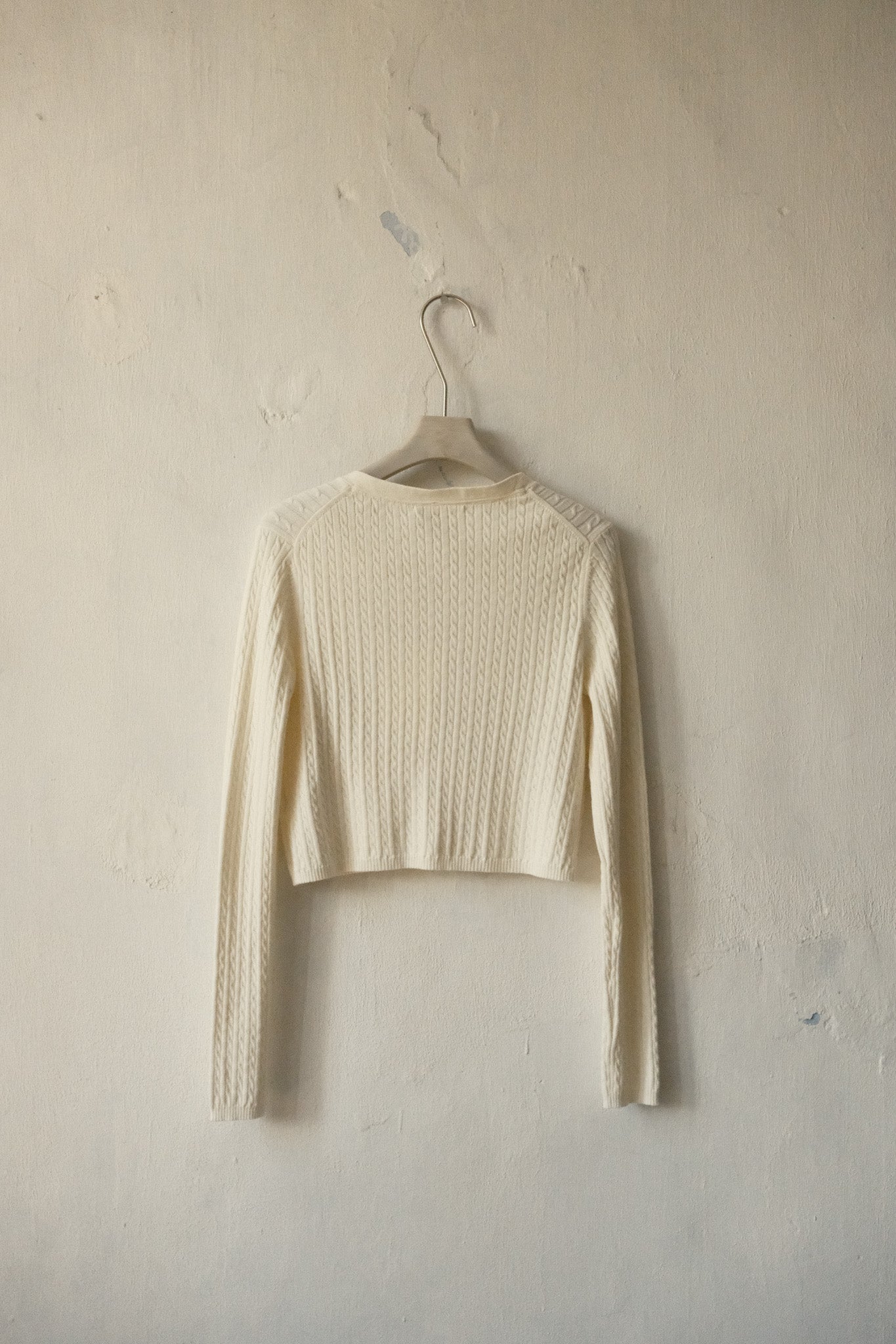 Cropped Knit Cardigan