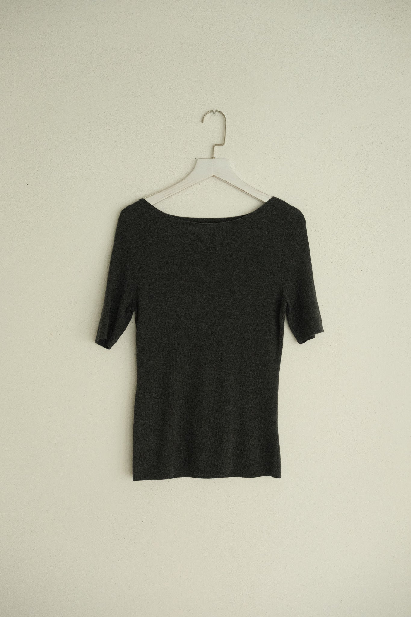 Boat Neck Soft Knit Top