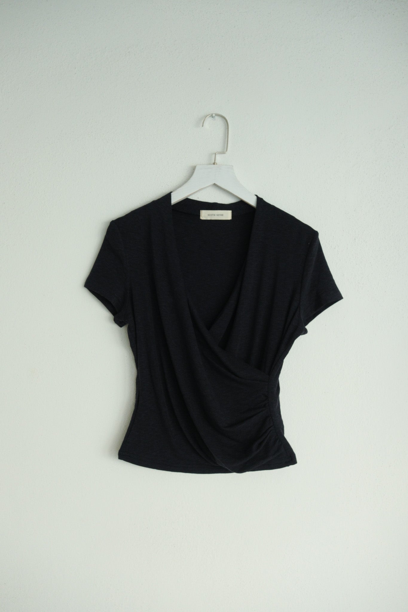 Overlap V Neck Tee