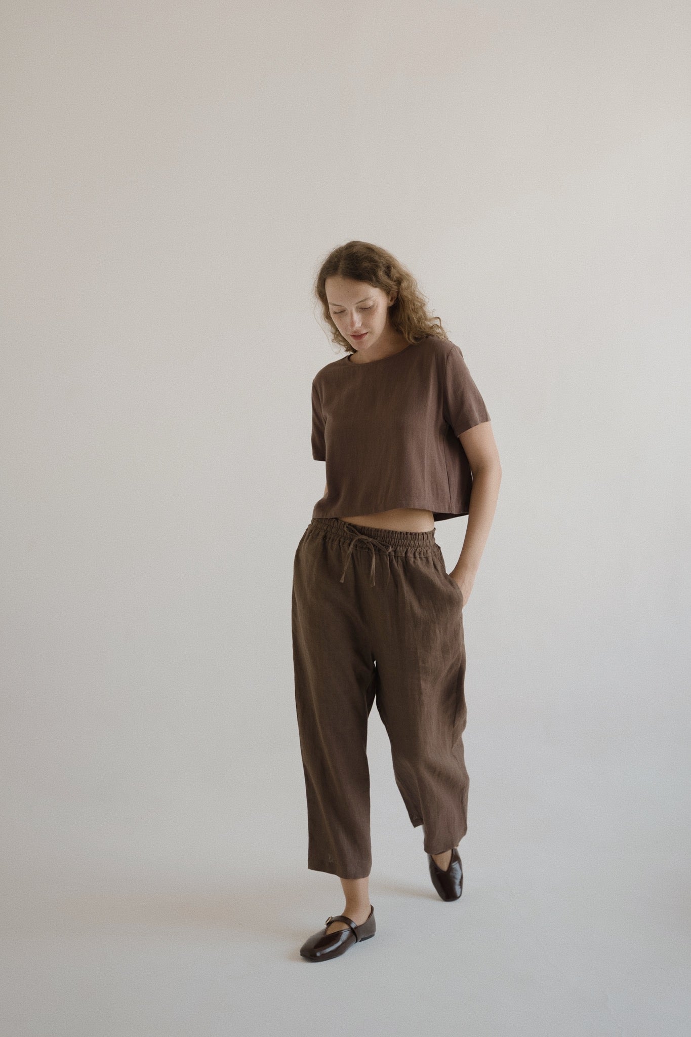 Elasticated Linen Culottes