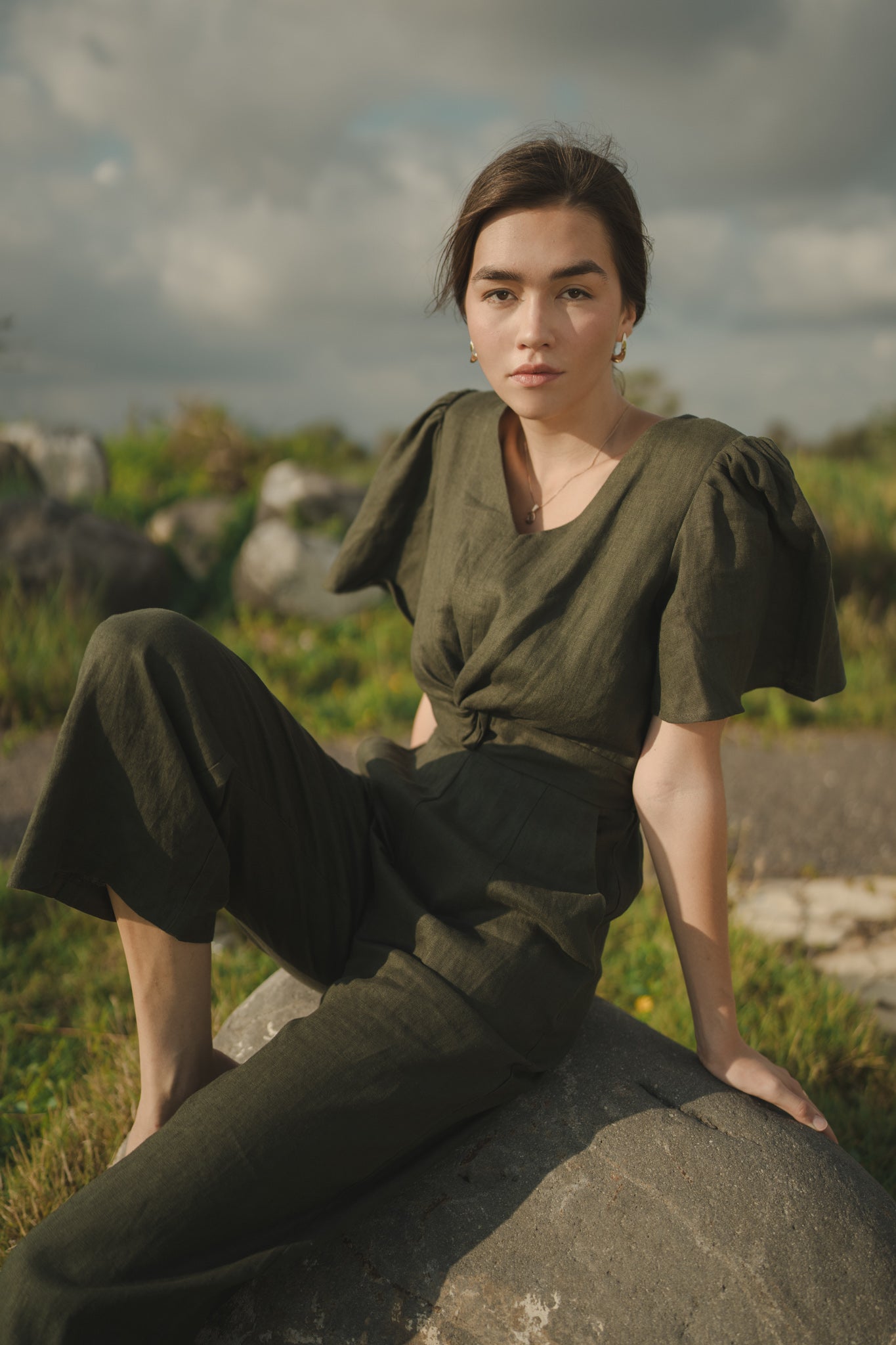 Bianca Linen Jumpsuit