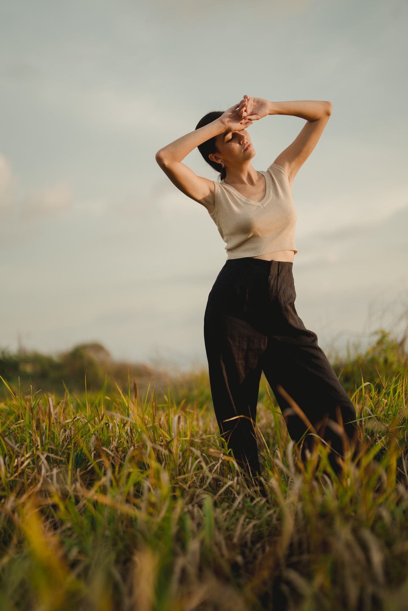 Gallery Ramie Long Trousers