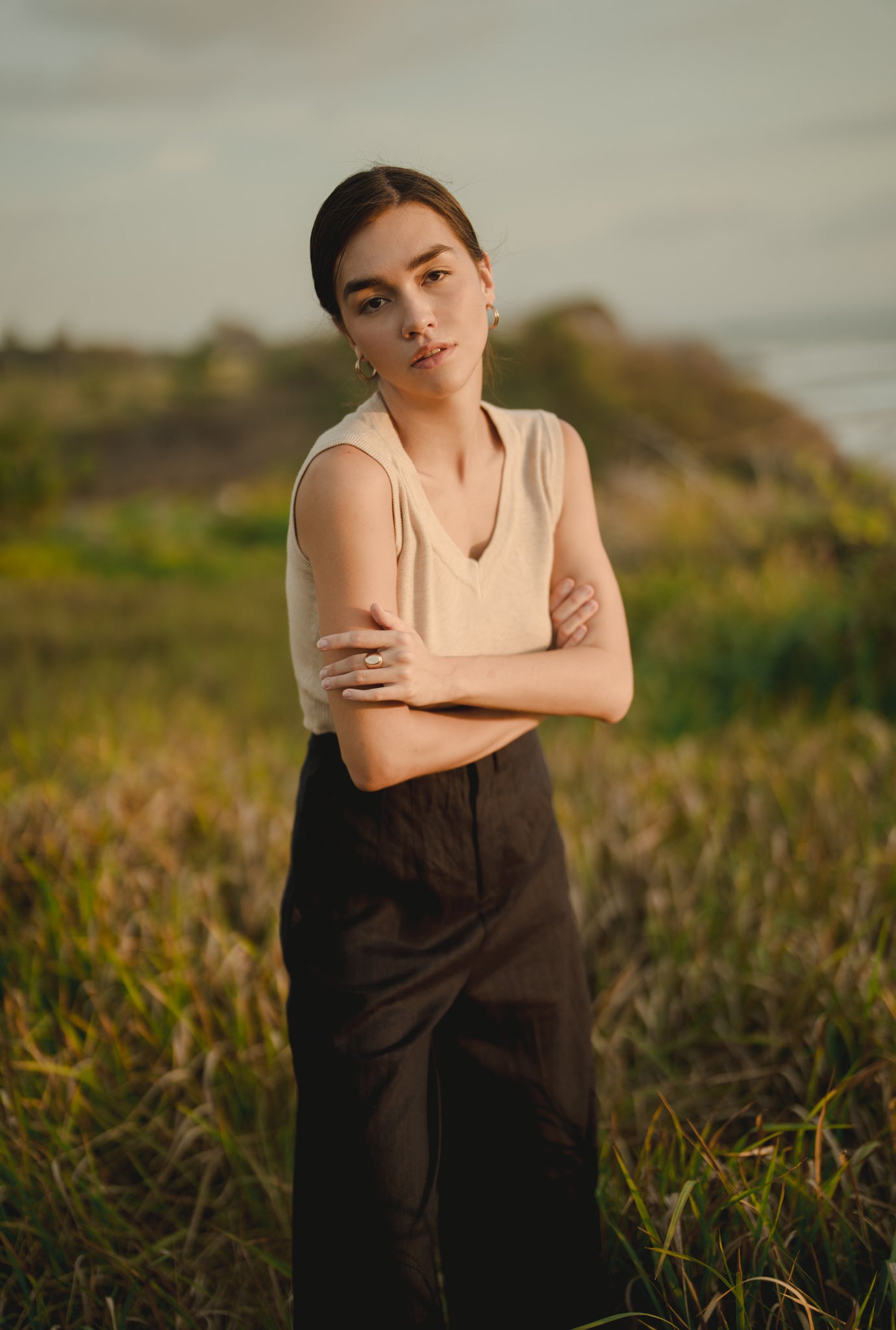 Gallery Ramie Long Trousers