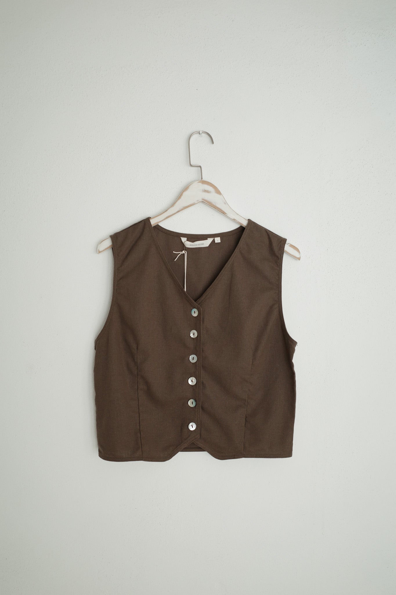 Noelia Linen Vest