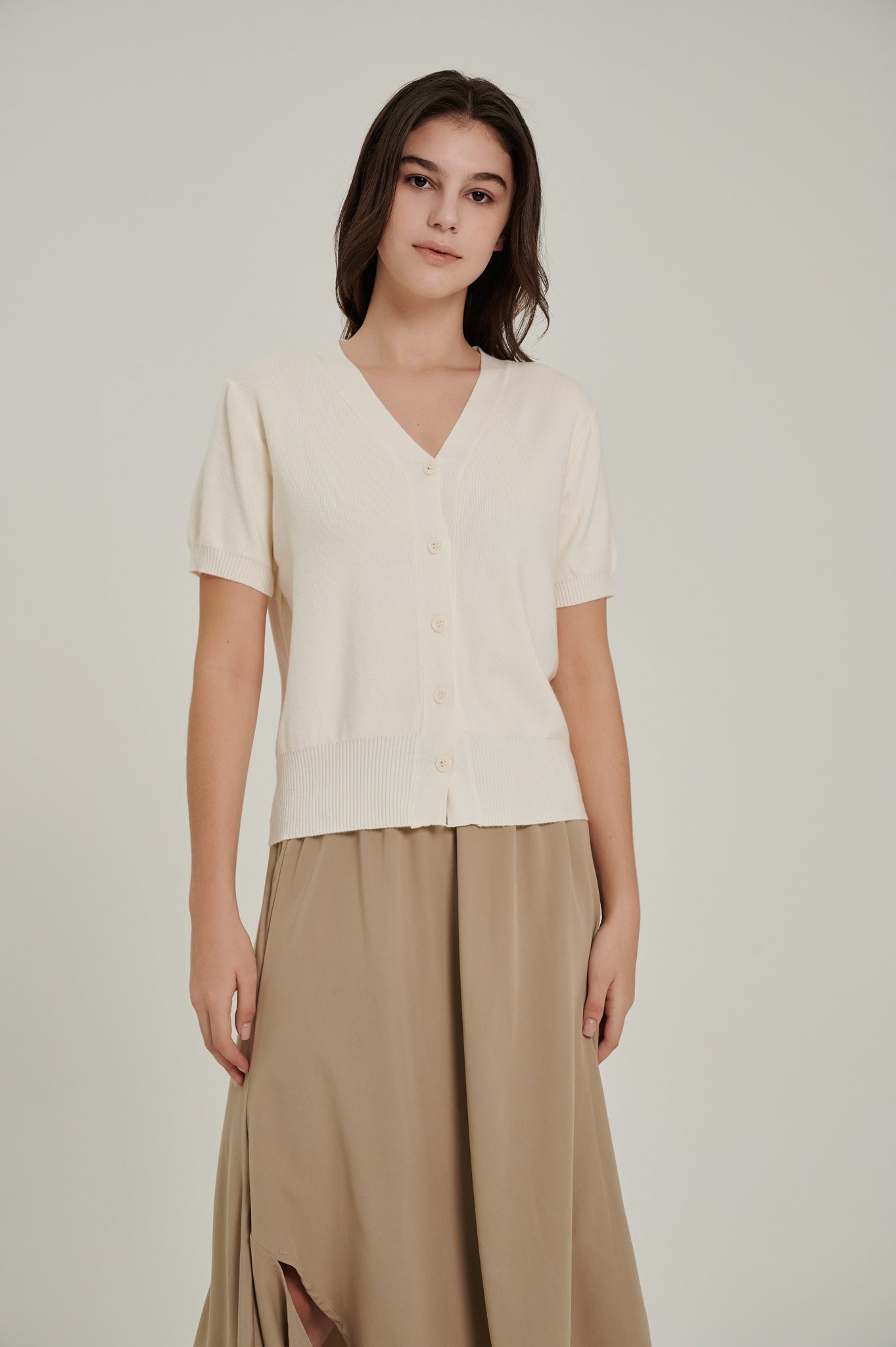 Short Sleeve Knitted Top