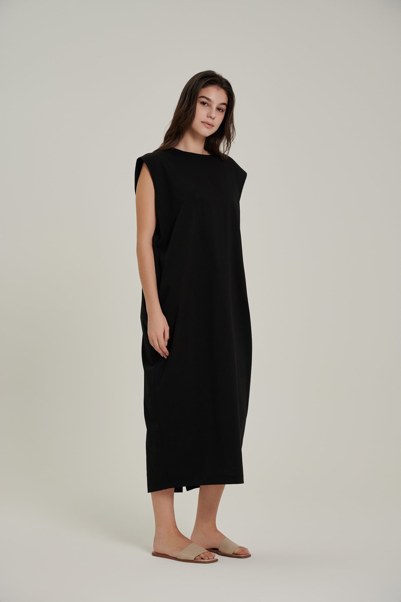 Seersucker Structured Dress