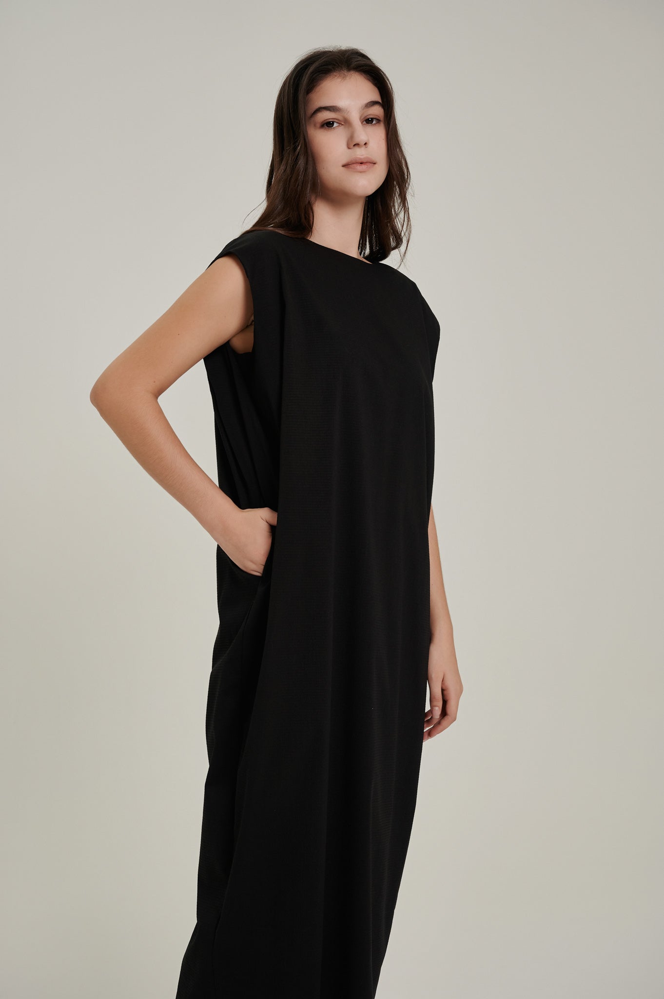 Seersucker Structured Dress