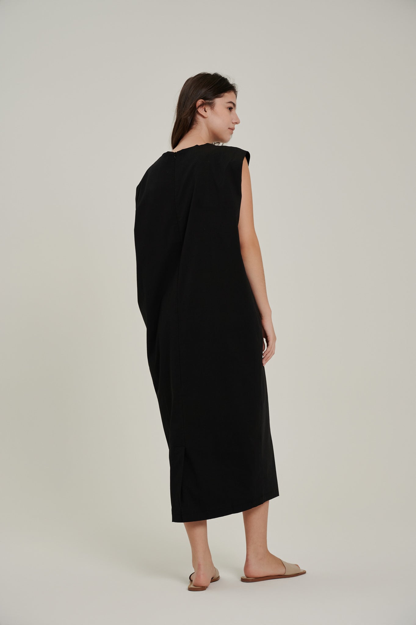 Seersucker Structured Dress