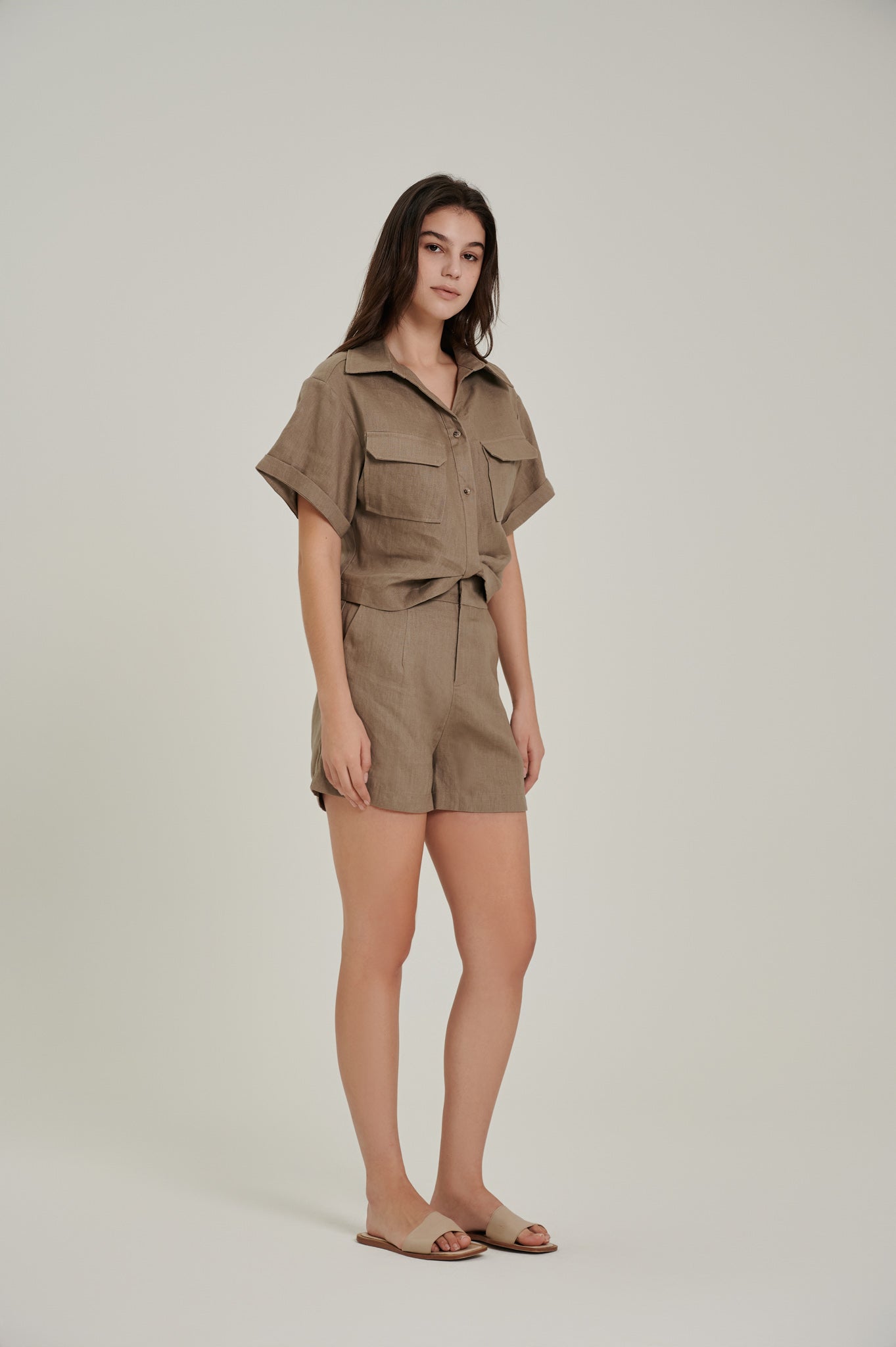 Safari Linen Shorts