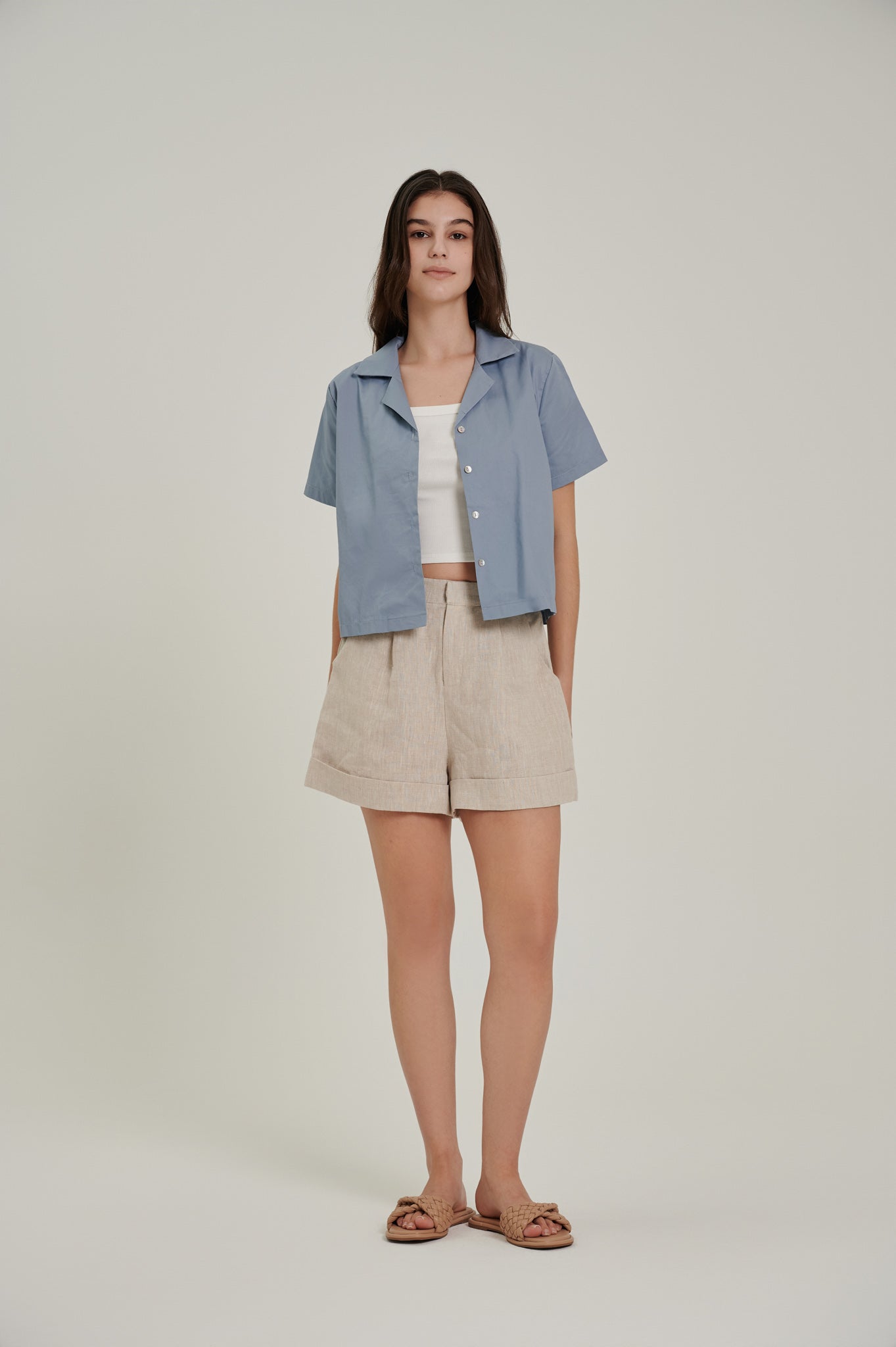 Basic Crop Camisole Top