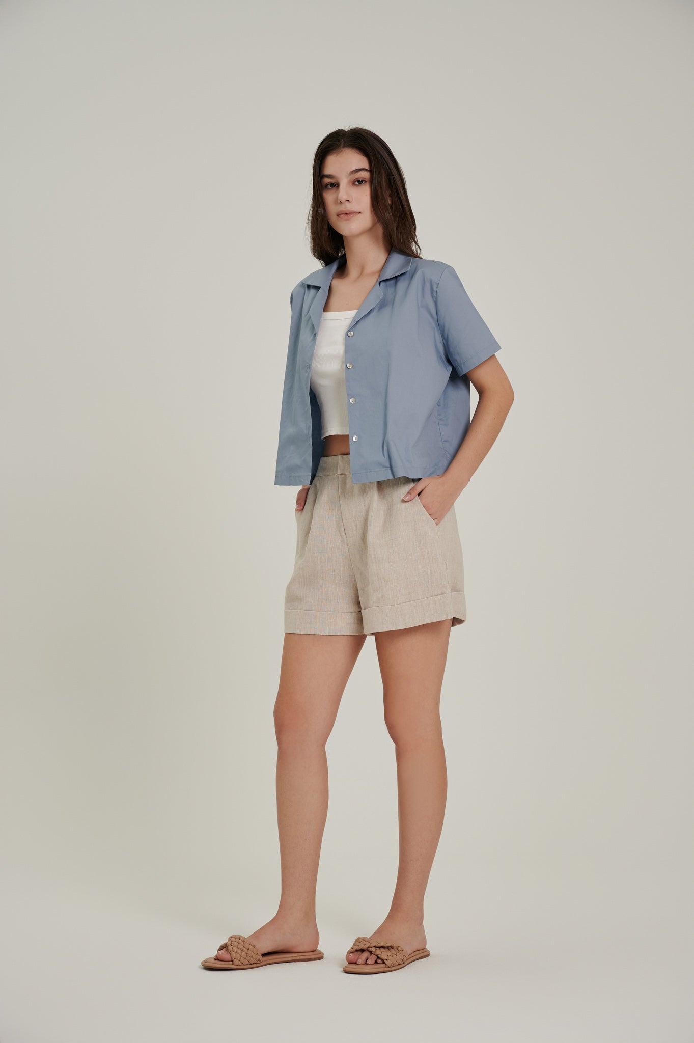 Basic Crop Camisole Top