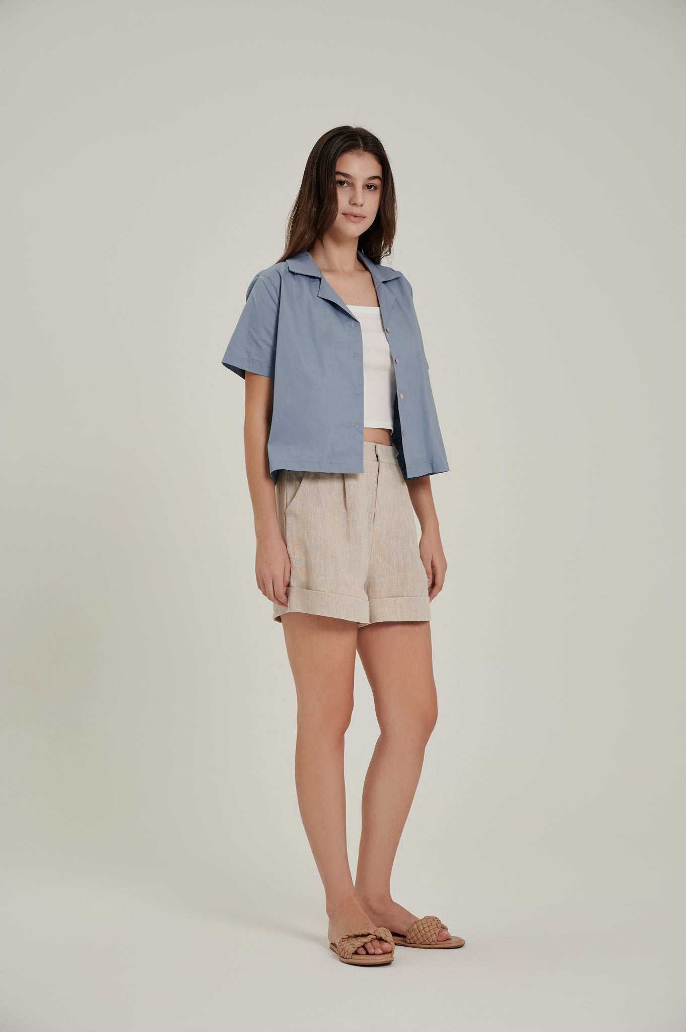 Basic Crop Camisole Top