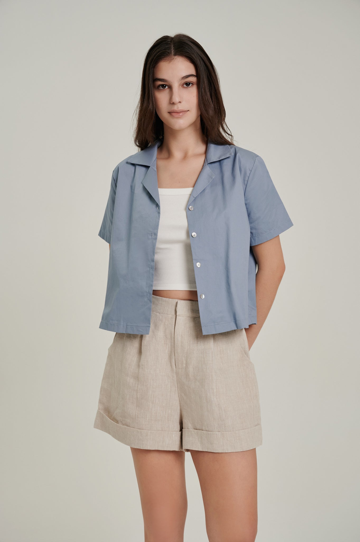 Basic Crop Camisole Top