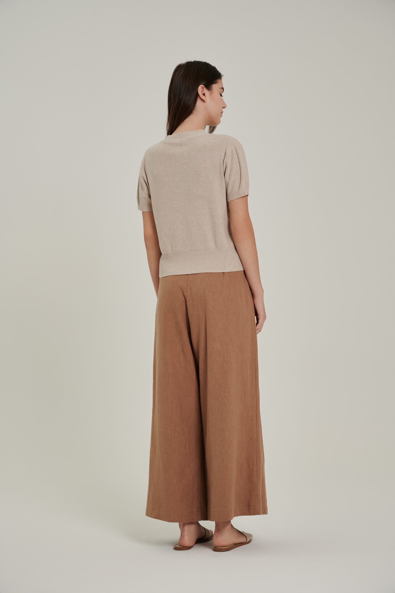 Short Sleeve Knitted Top