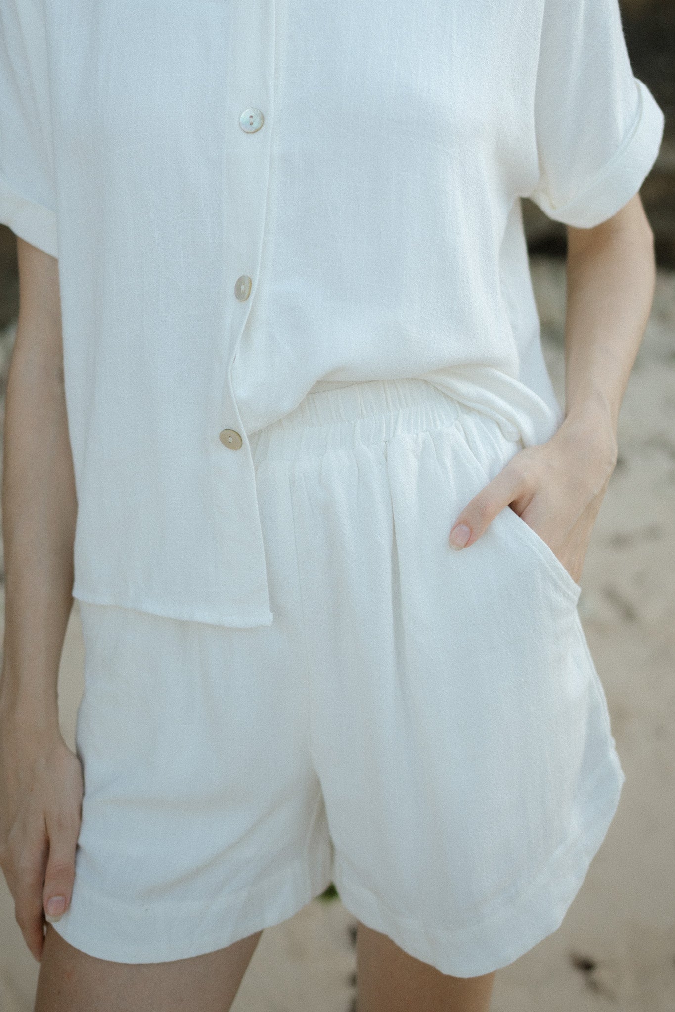 Rosalia Linen Shorts