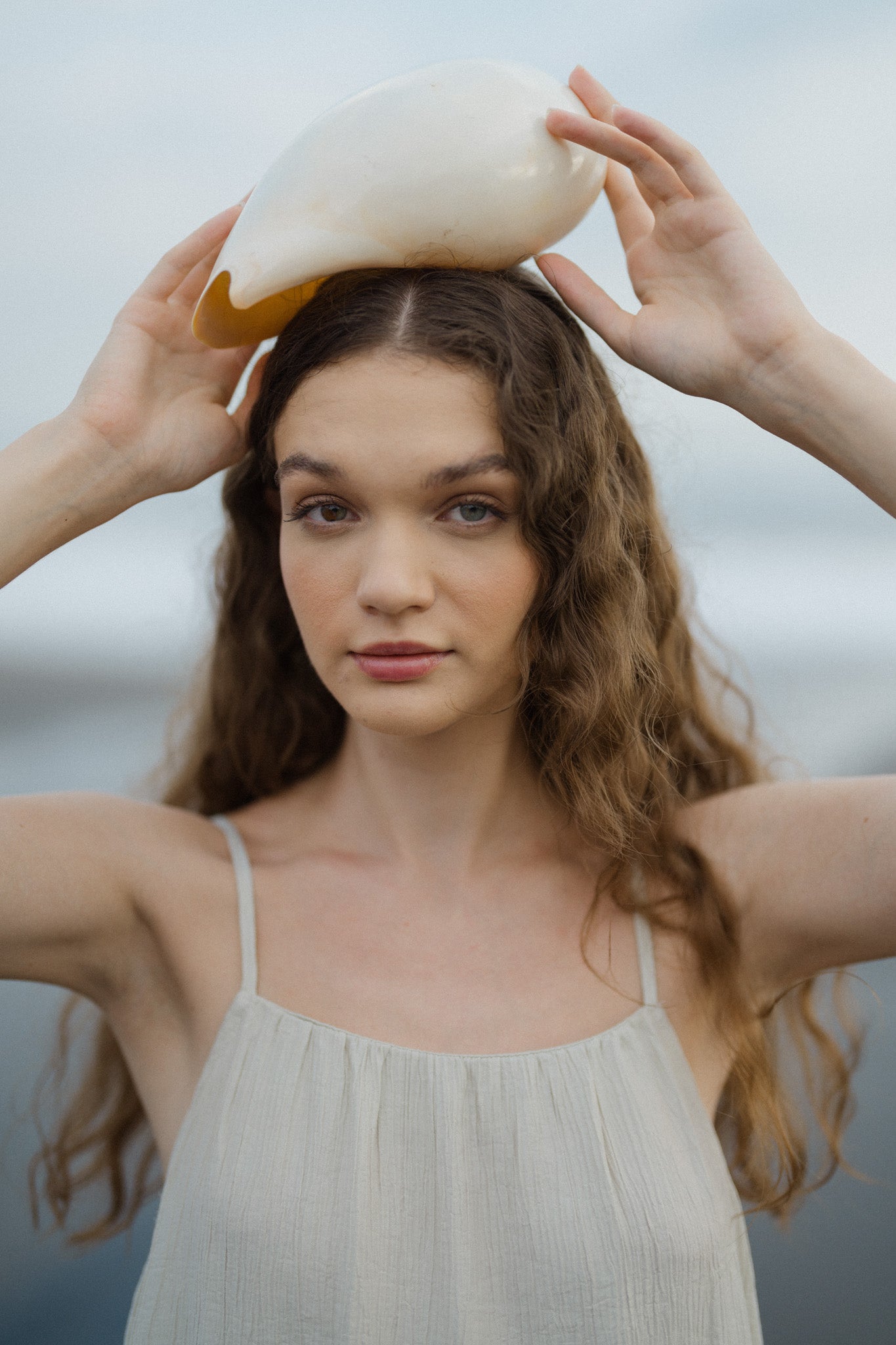 Strap Top with Flowy Skirt Set