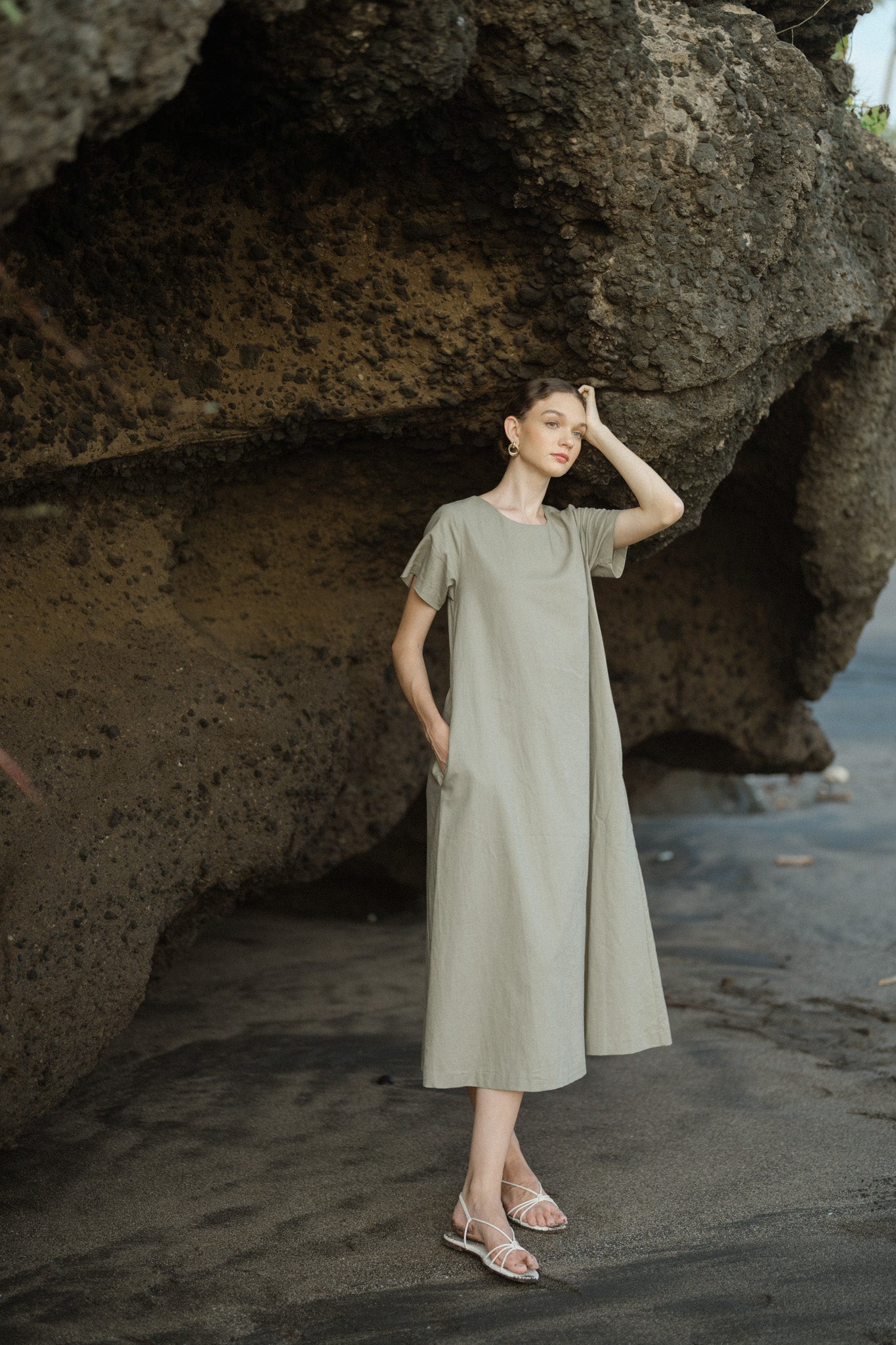 Minimal Linen Dress