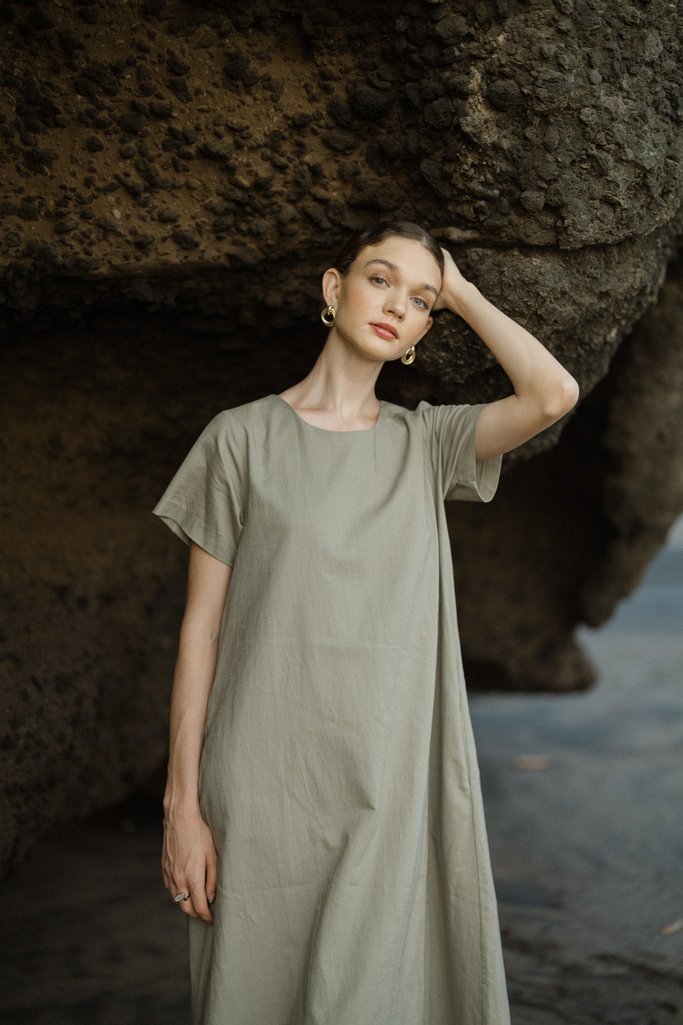 Minimal Linen Dress