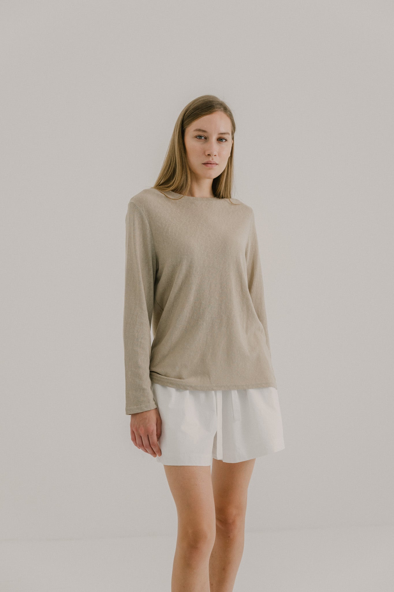 Long Sleeve Viscose Tee