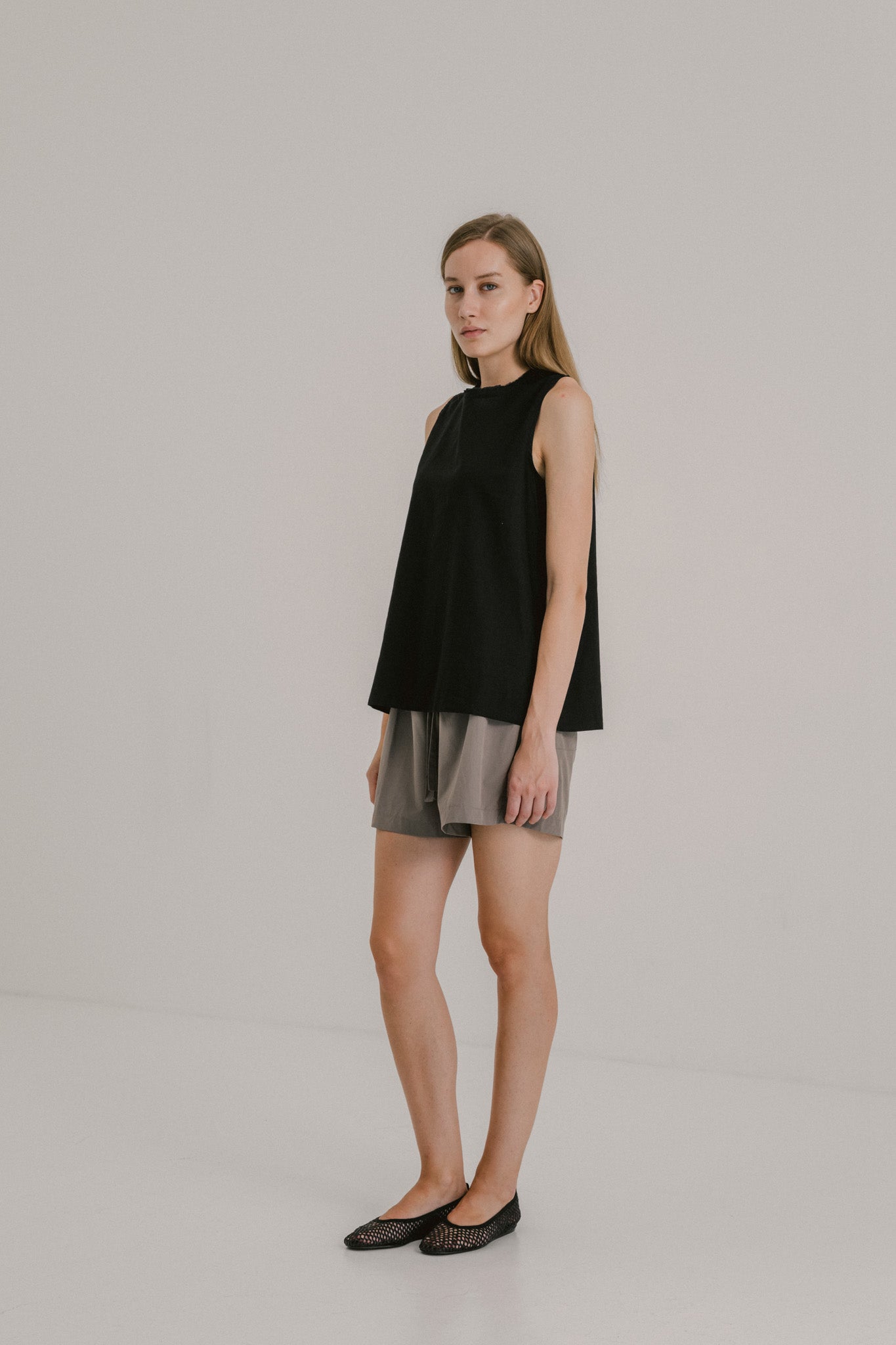 Fringe Neckline Top