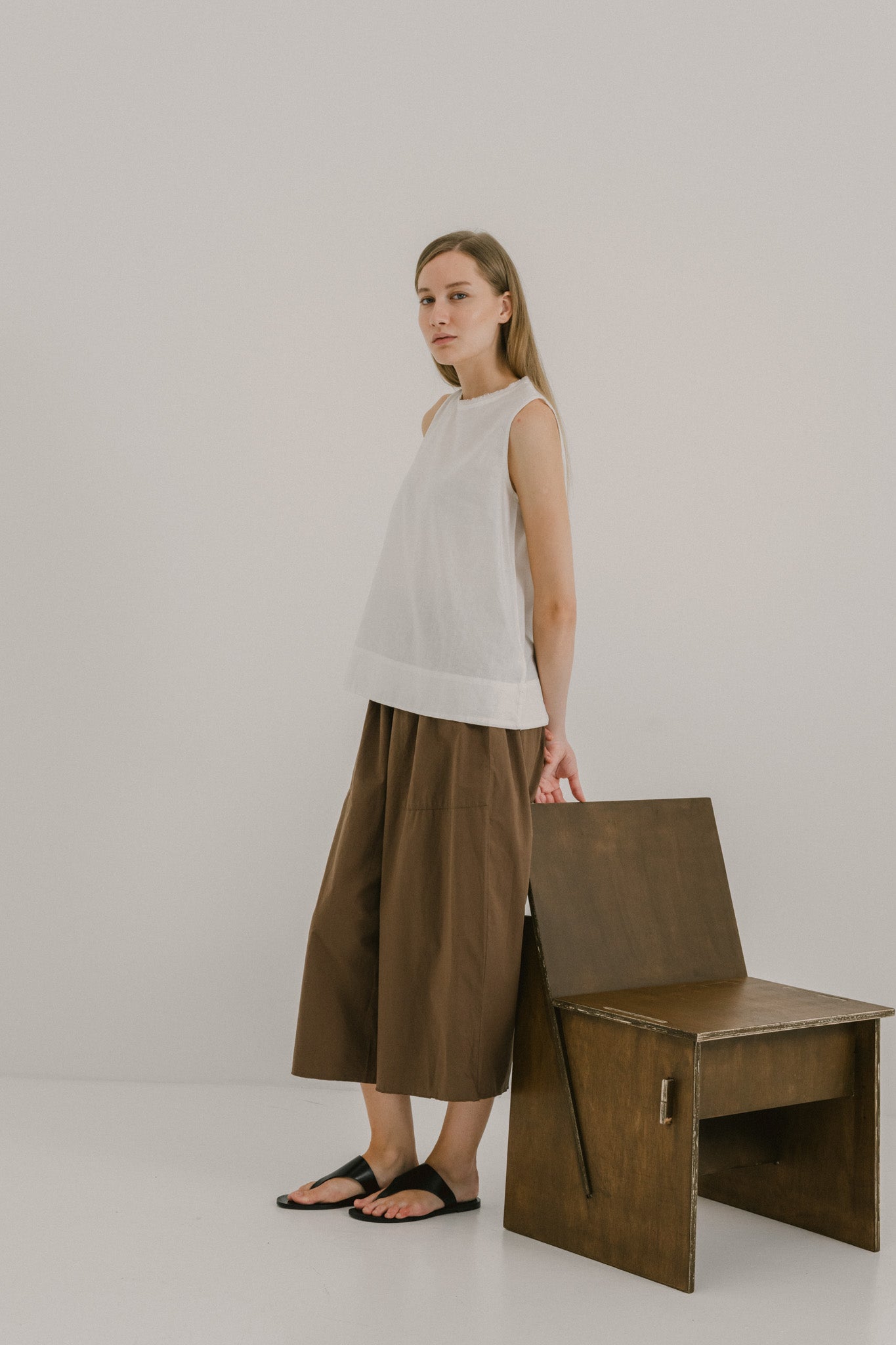 Fringe Neckline Top