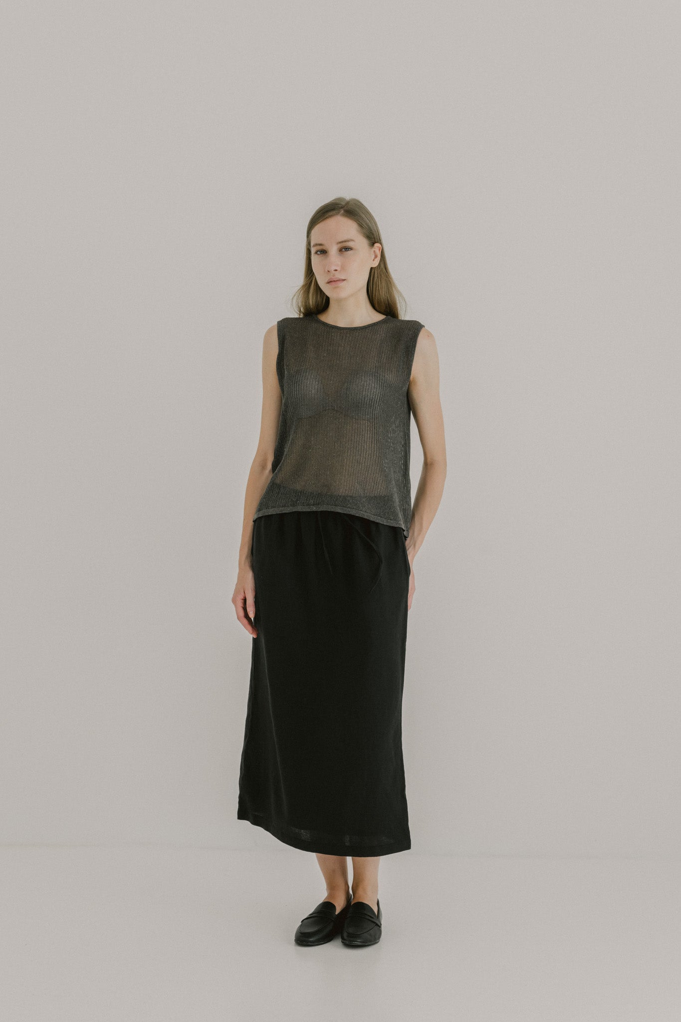 Open Back Knit Top