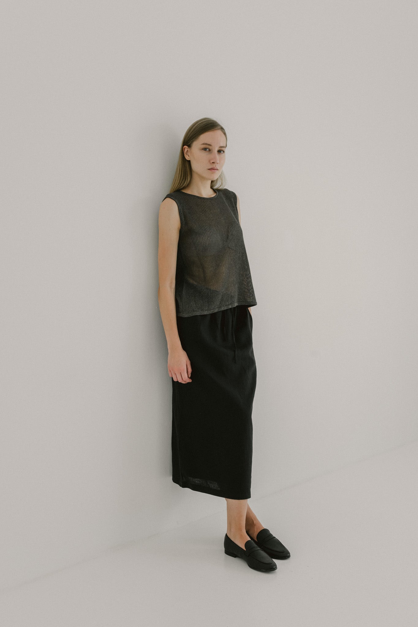Open Back Knit Top