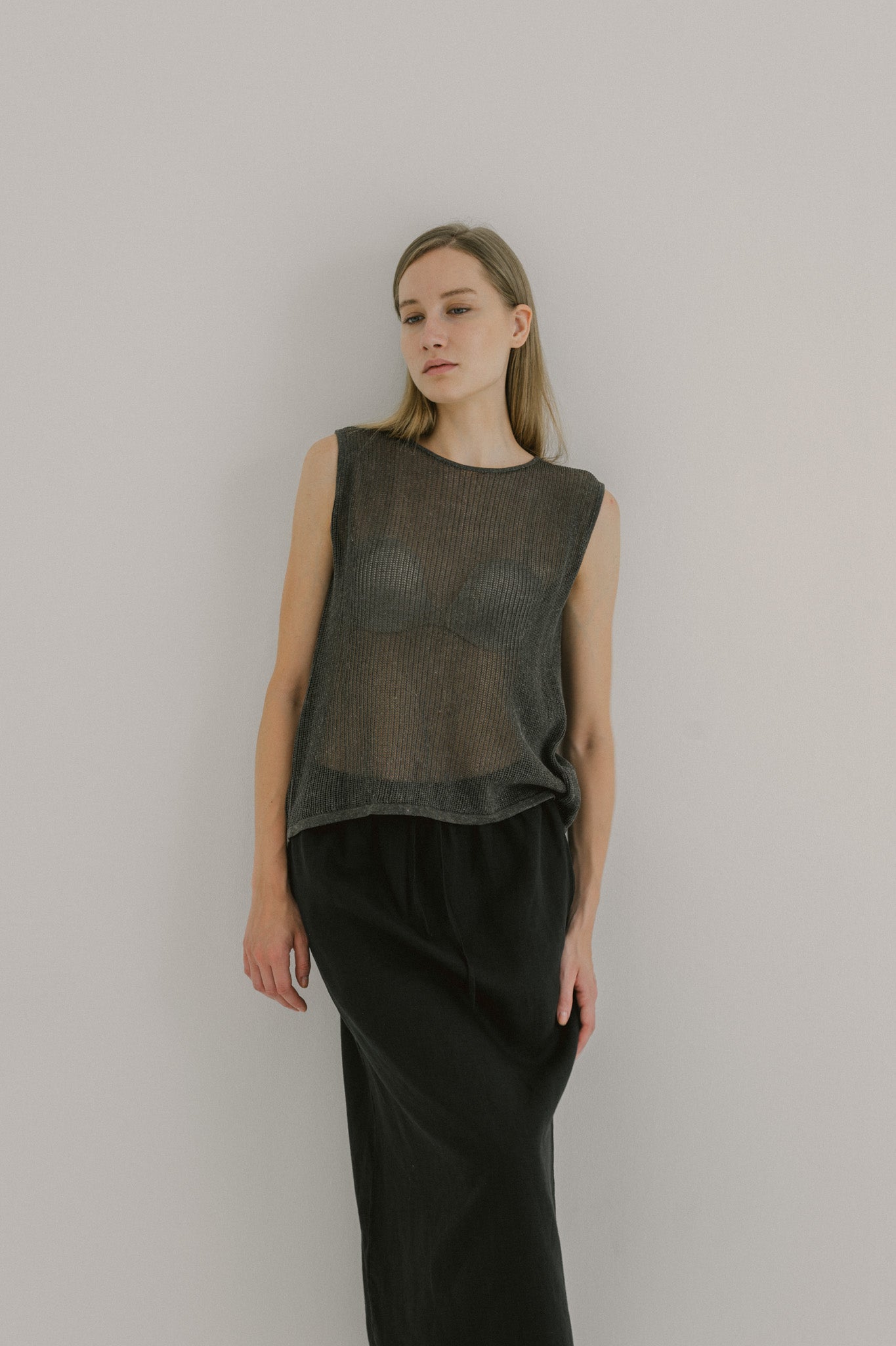 Open Back Knit Top