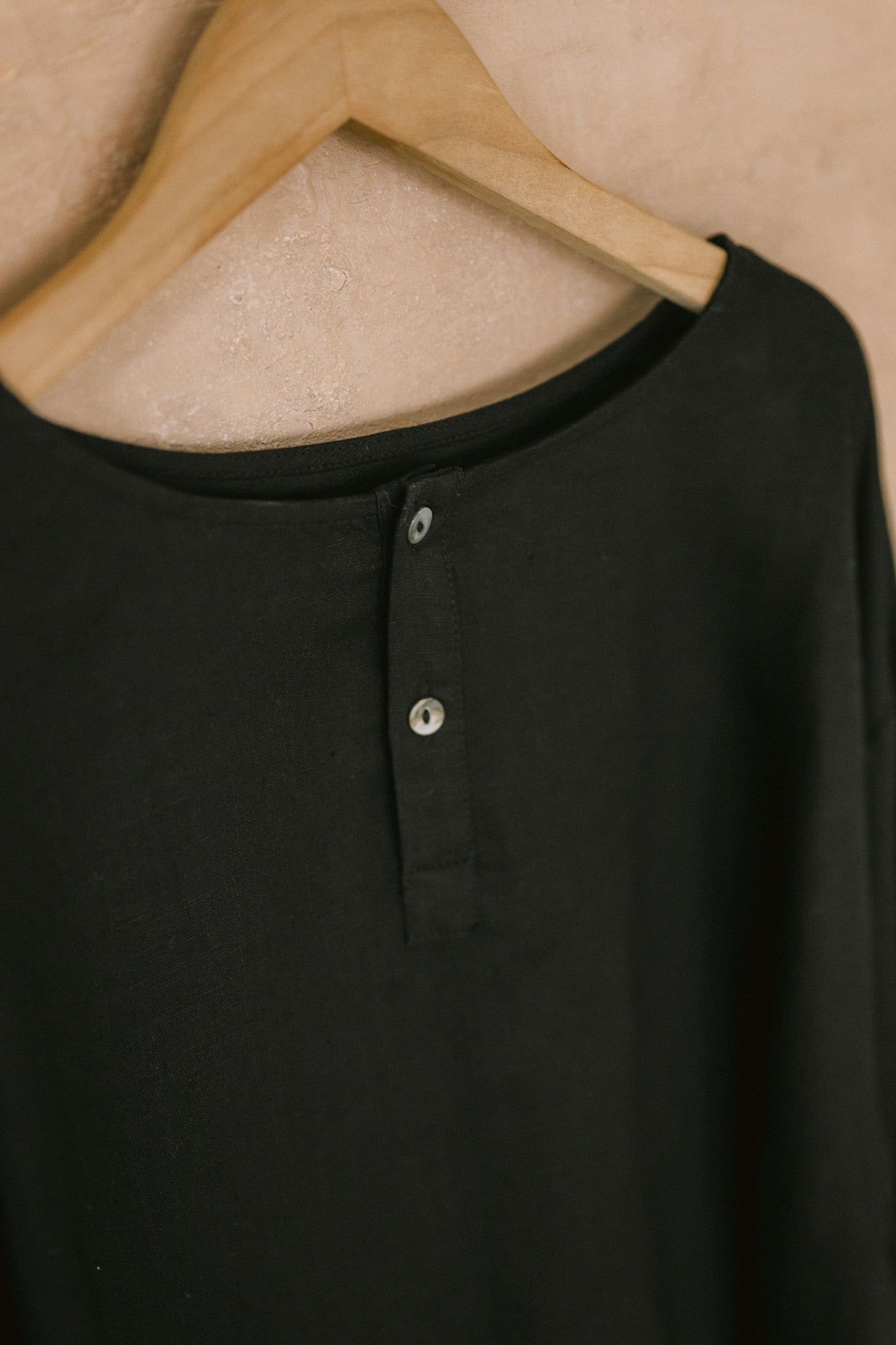 Flare Sleeve Linen Top