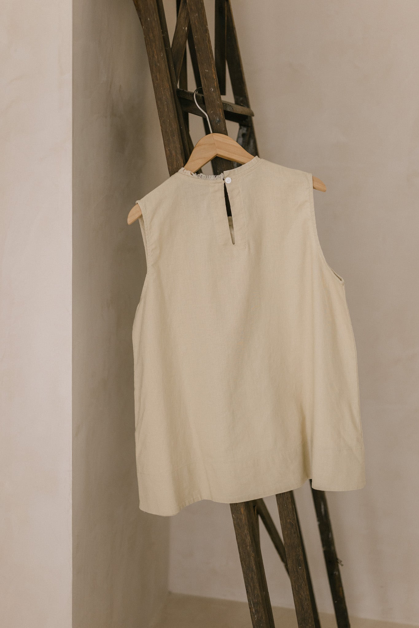 Fringe Neckline Top