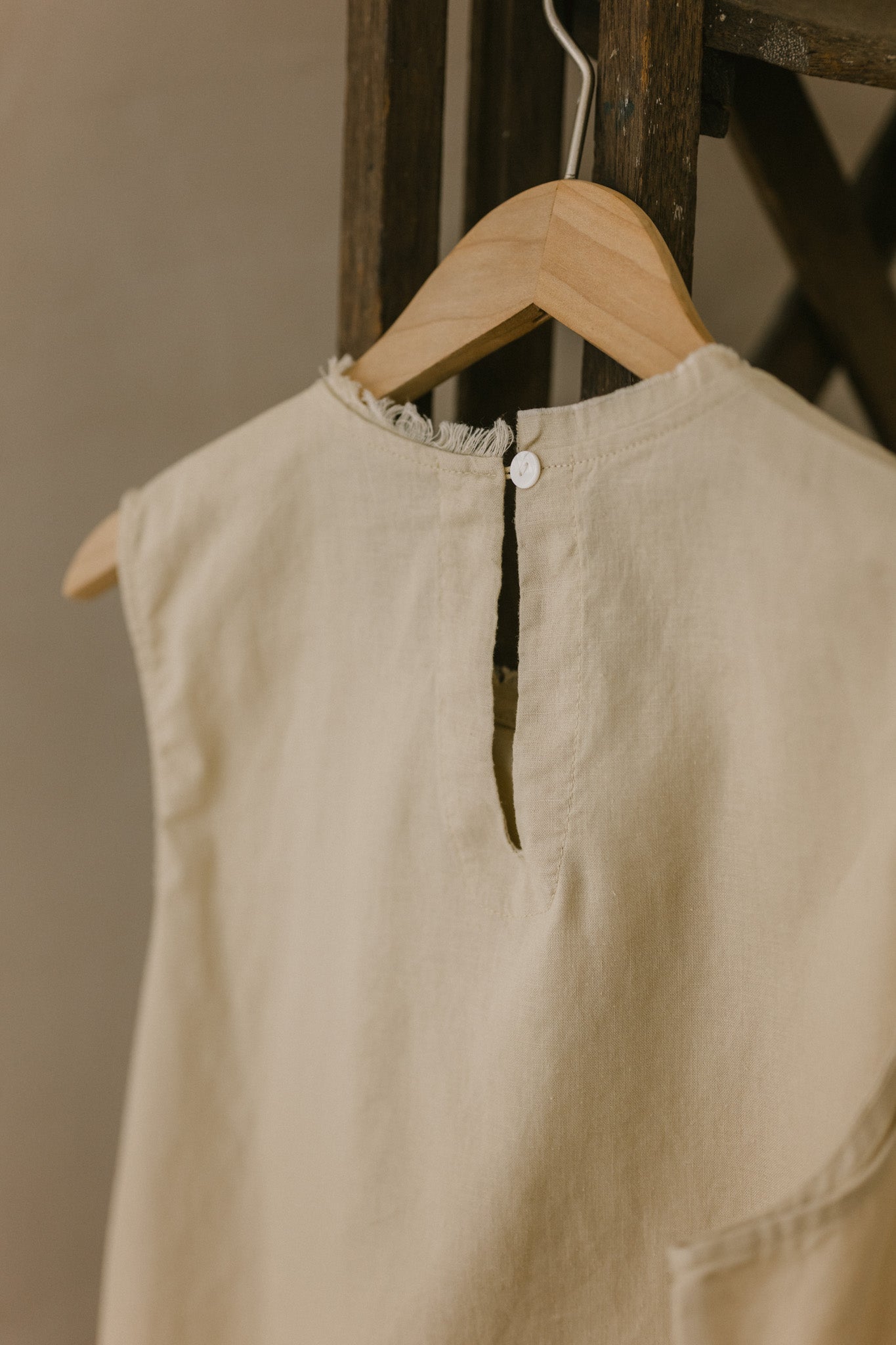Fringe Neckline Top