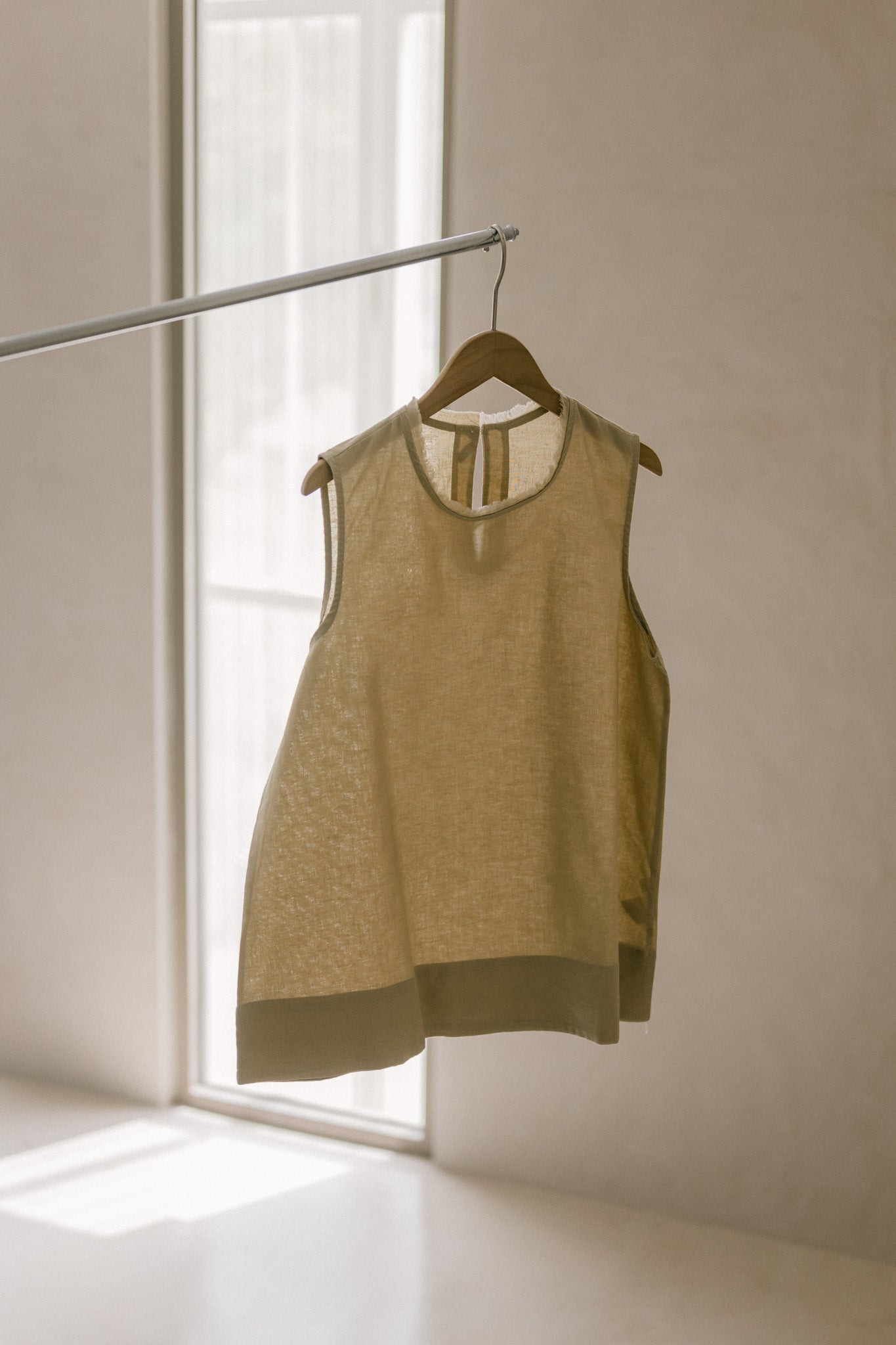 Fringe Neckline Top