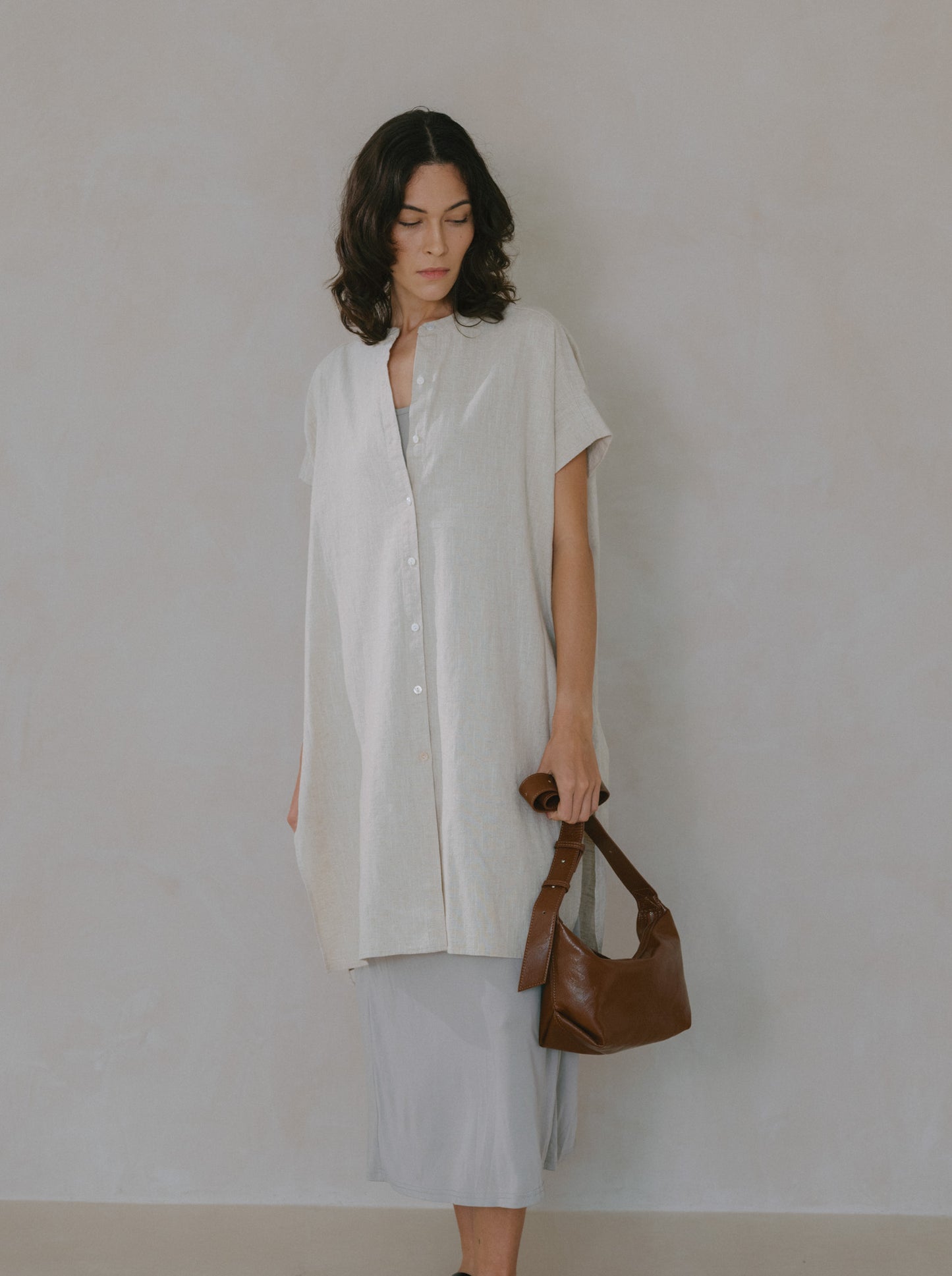 Oversized Linen Shirt