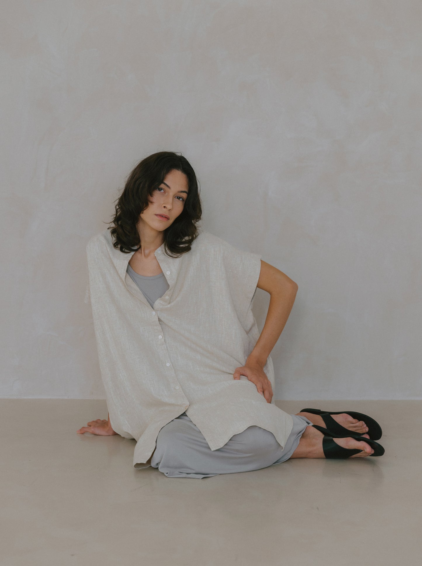 Oversized Linen Shirt