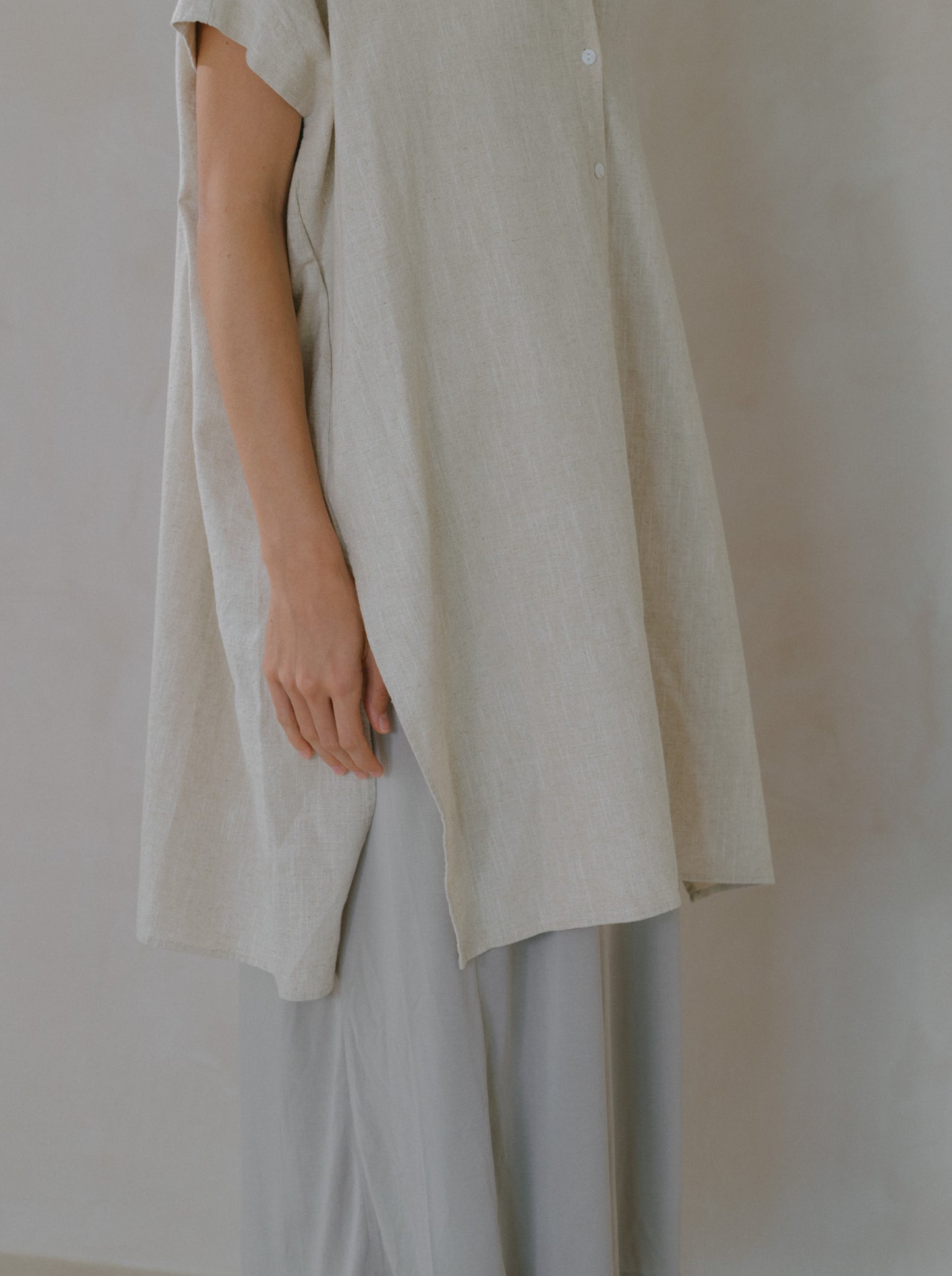 Oversized Linen Shirt