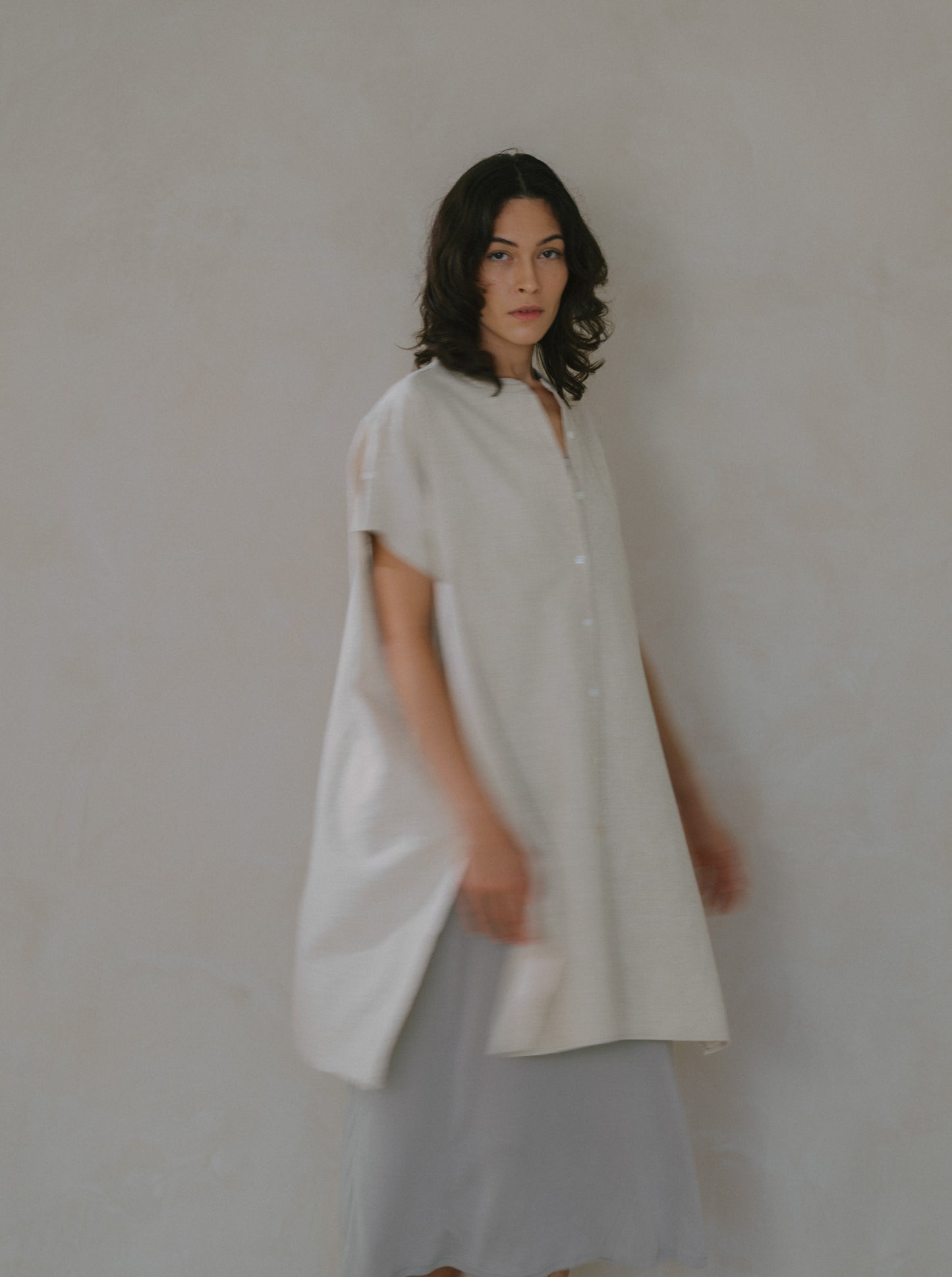 Oversized Linen Shirt