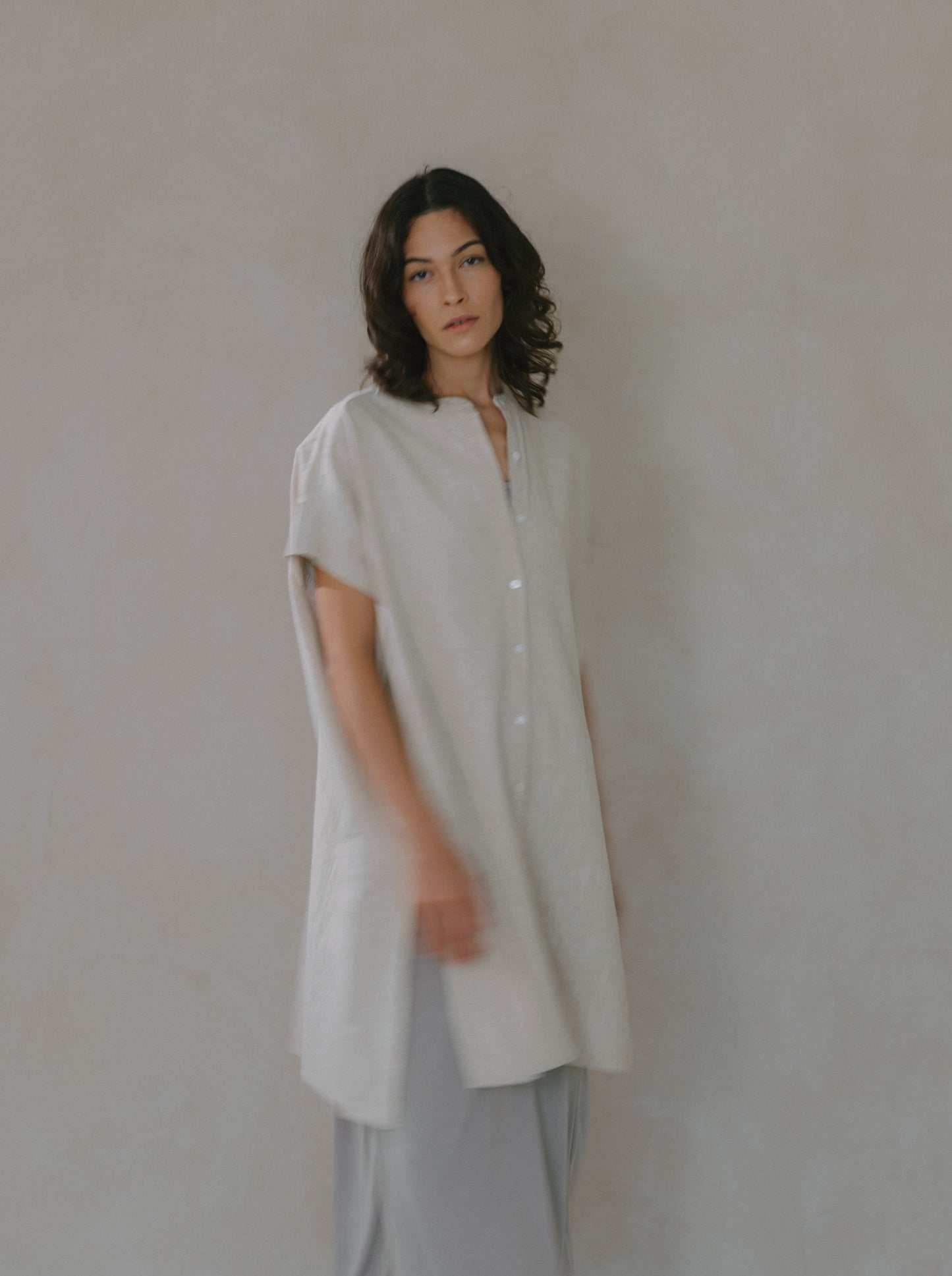 Oversized Linen Shirt