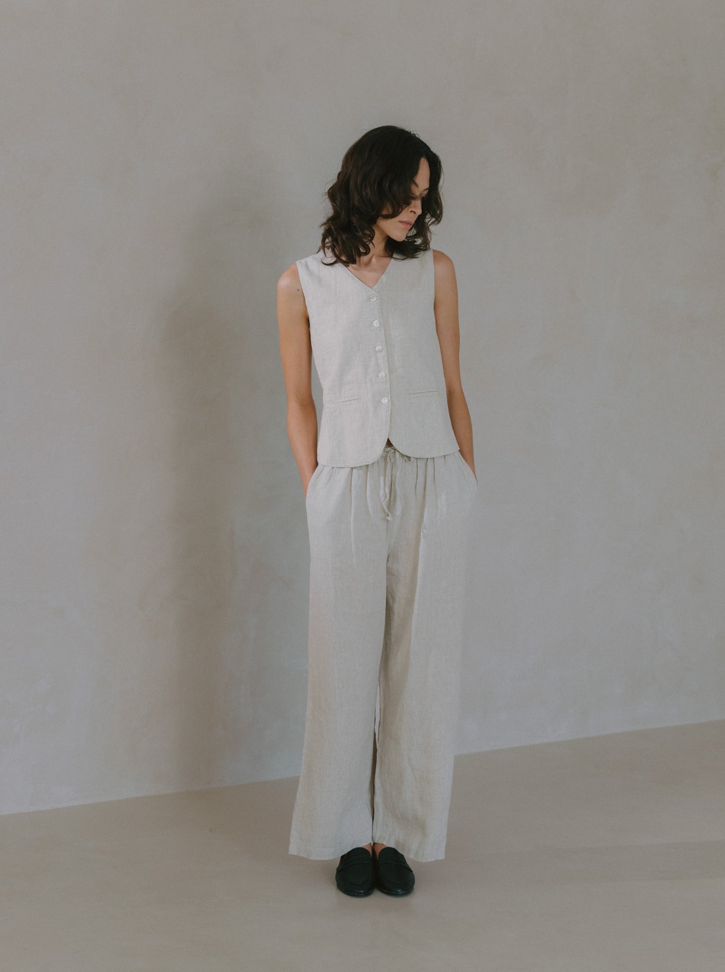 Linen Vest