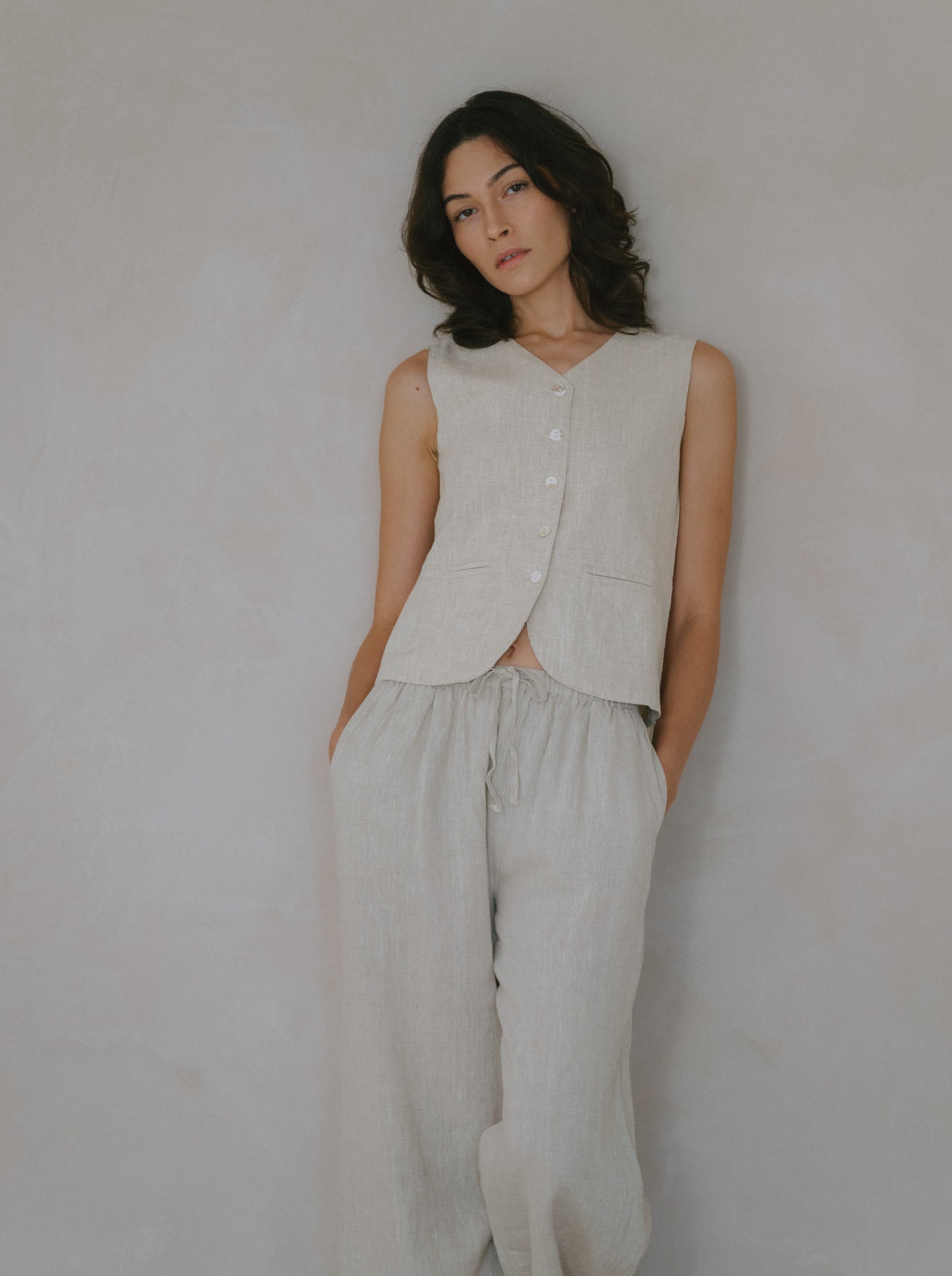 Linen Vest