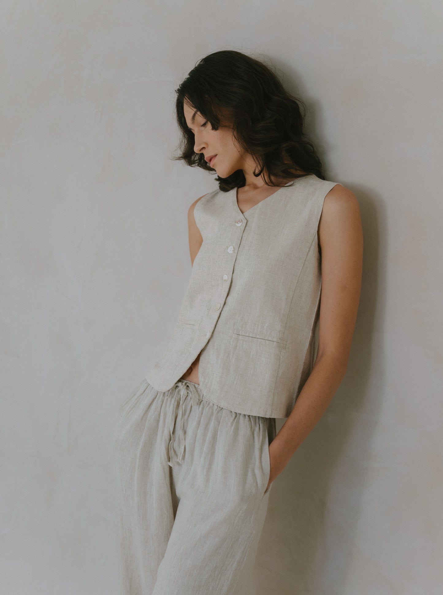 Linen Vest