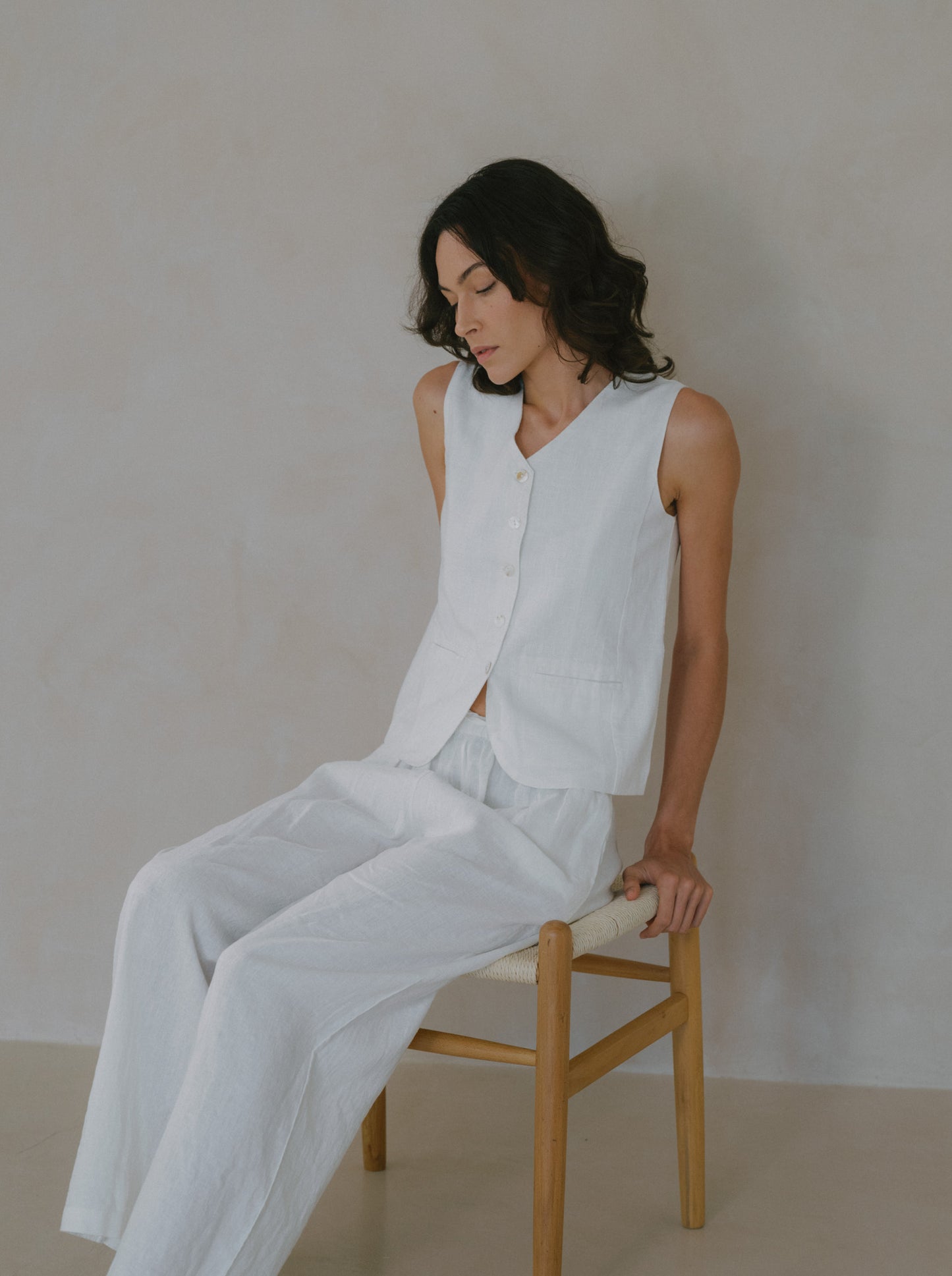 Linen Vest