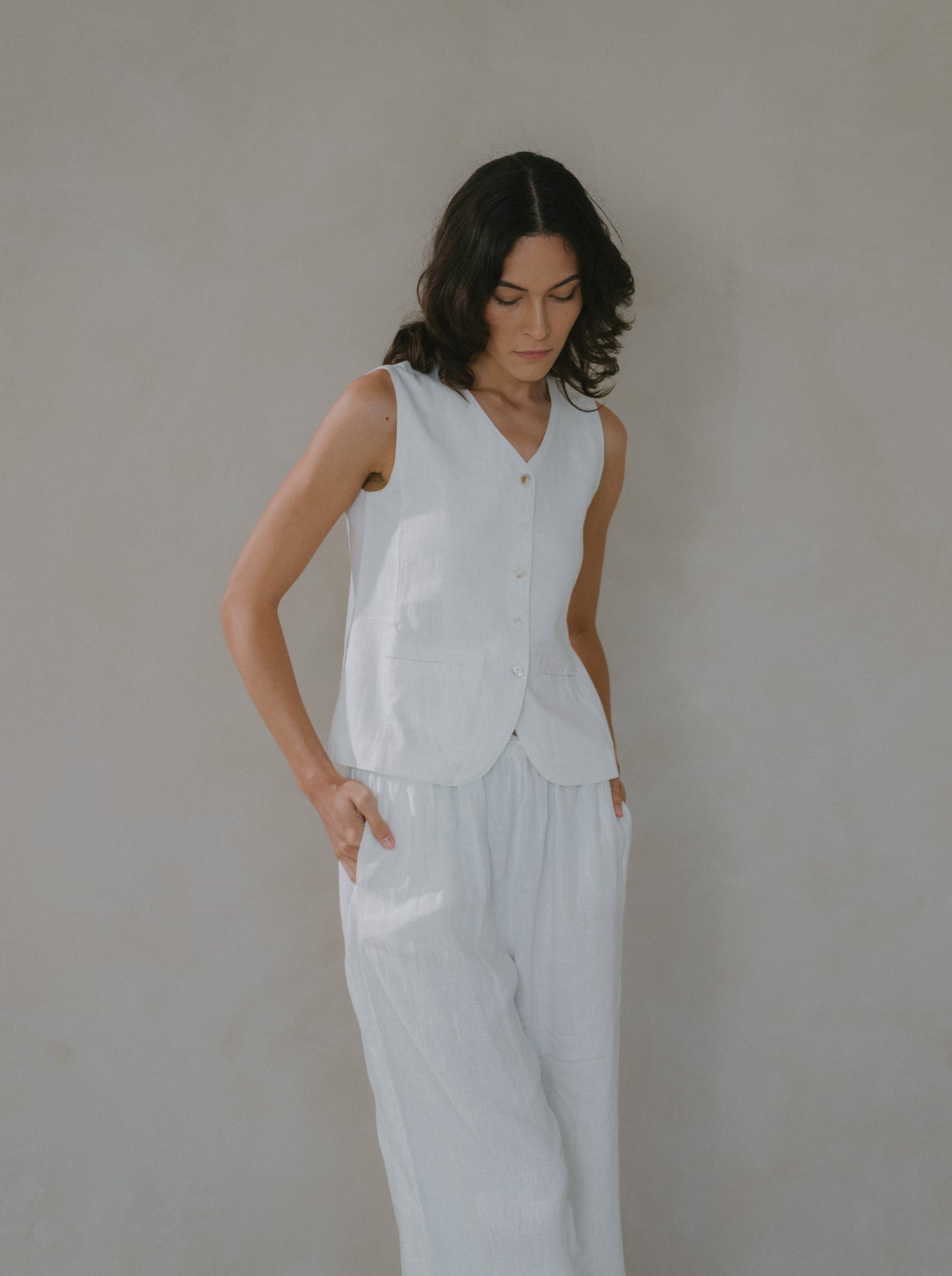 Linen Vest