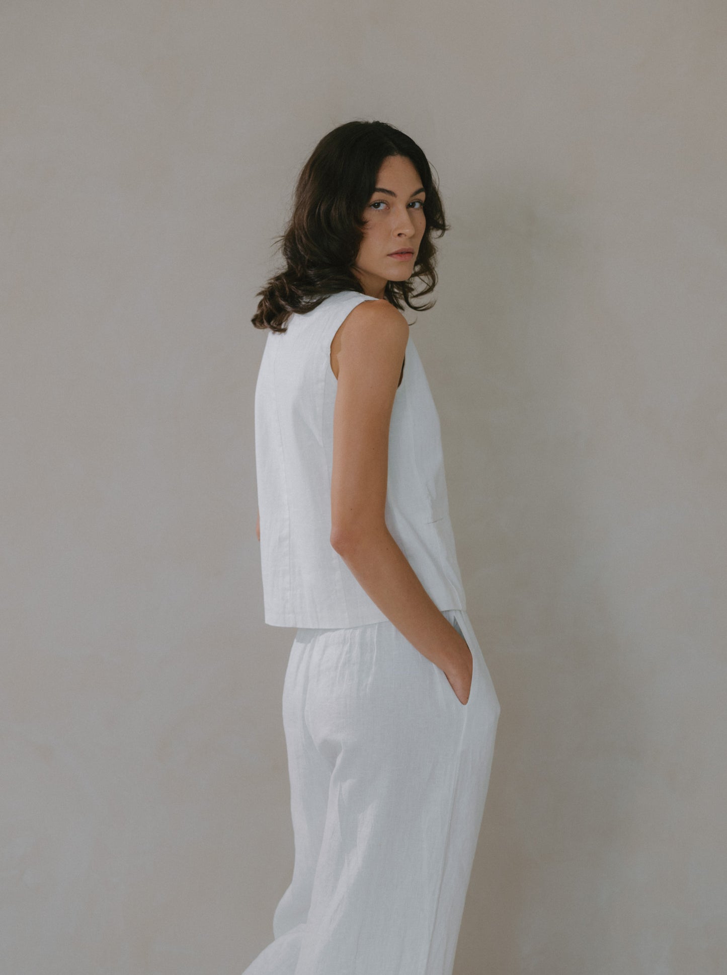 Linen Vest