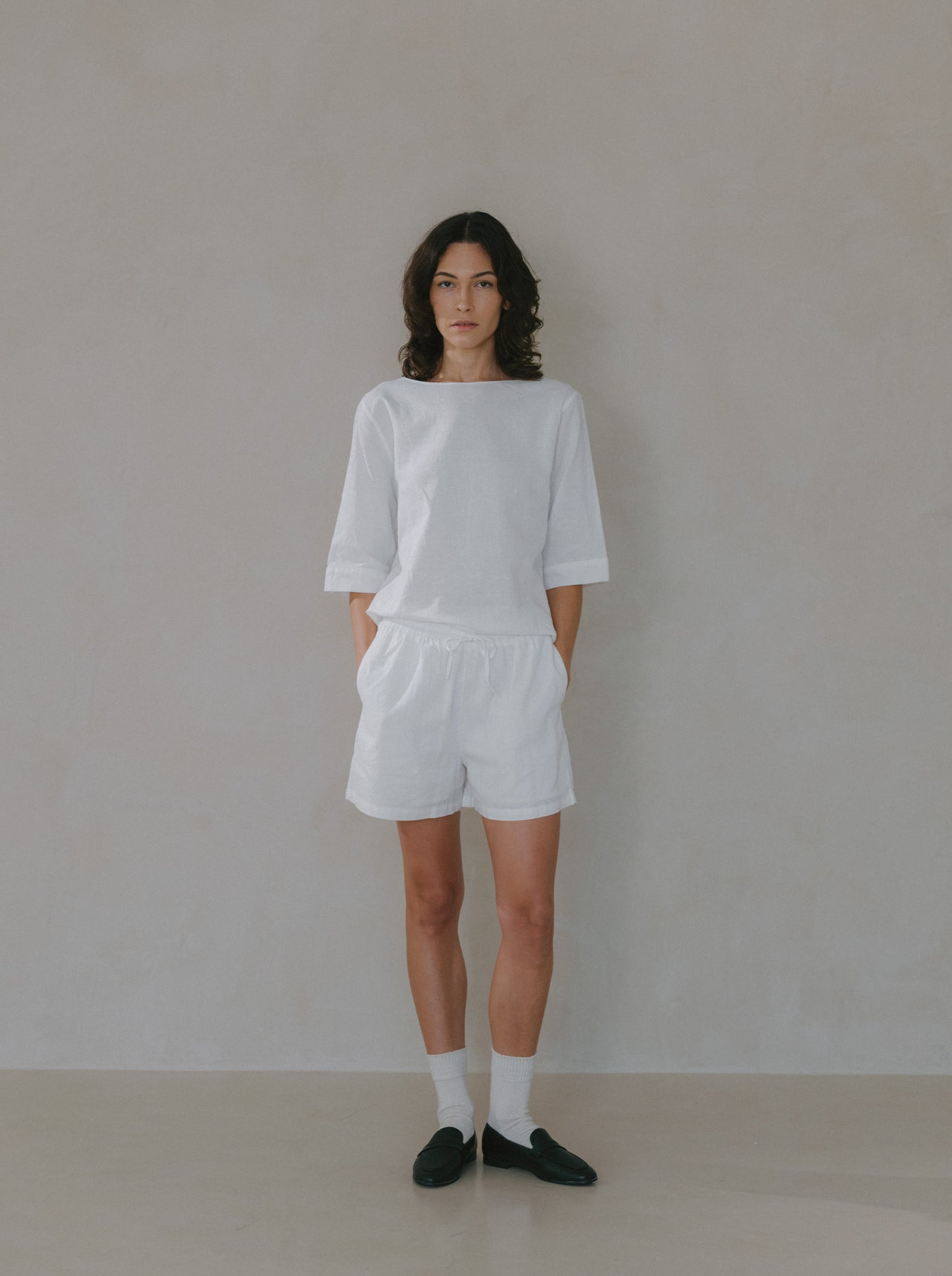 Basic Linen Shorts