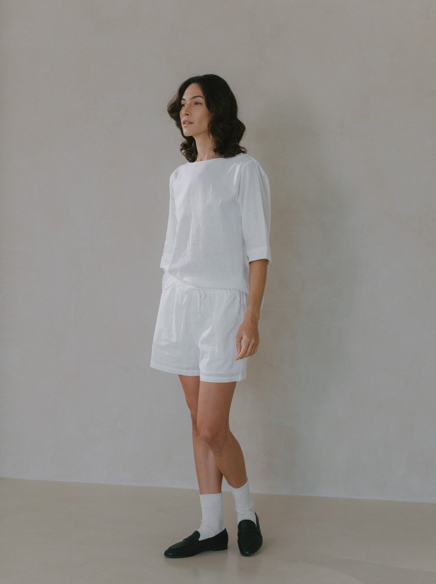 Basic Linen Shorts